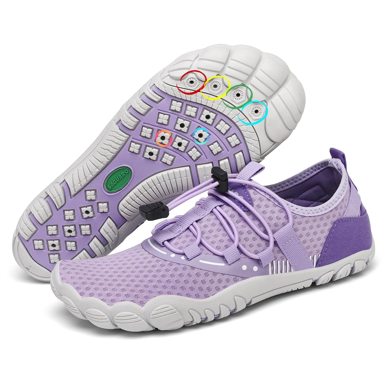 SAGUARO Escarpines Hombre Mujer Secado Rápido Barefoot Zapatillas de Agua Gr.36-48