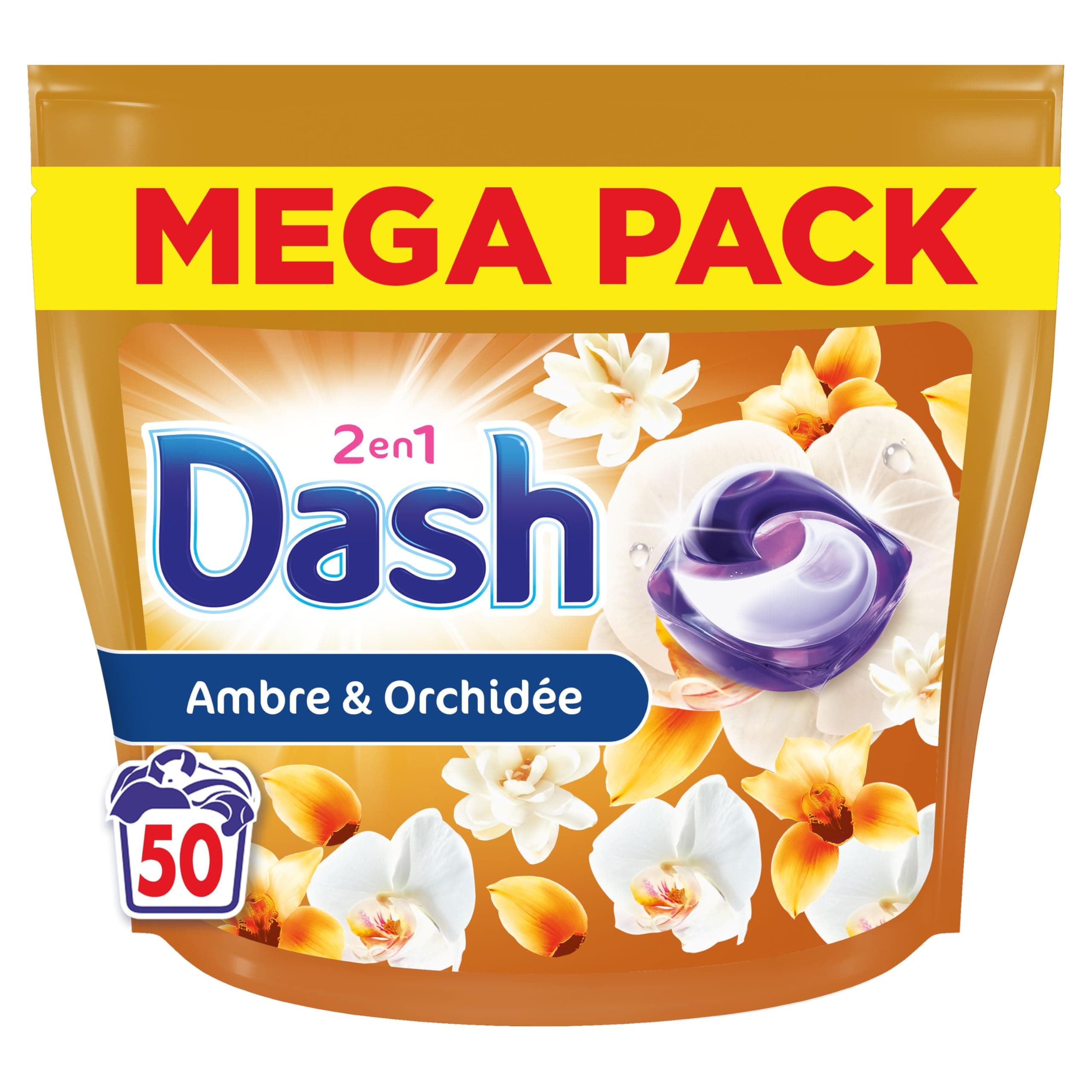 DASH PODS AMBRE ET ORCHIDÉE 50D