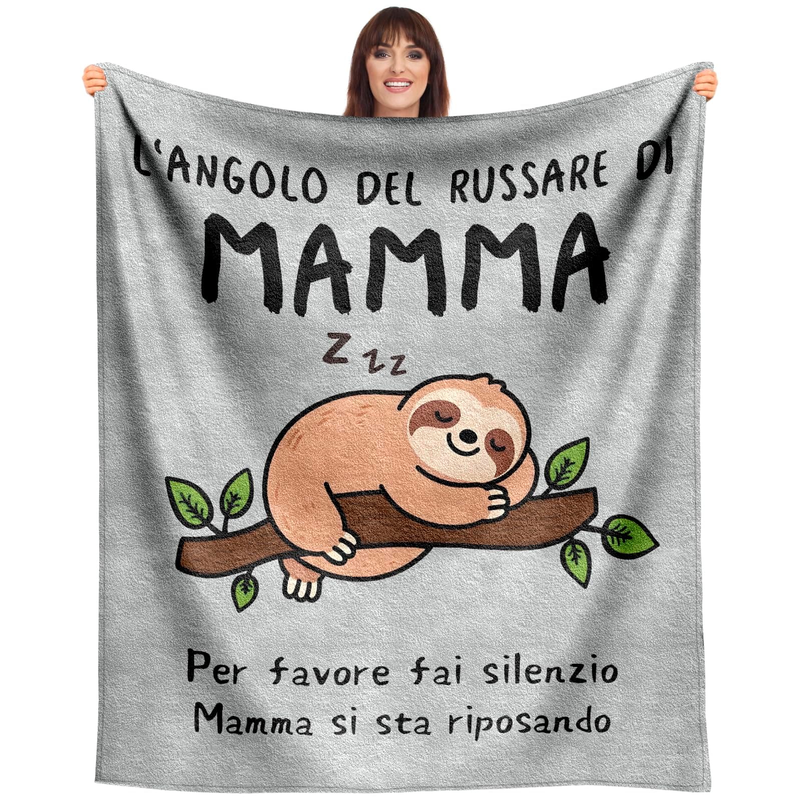SDOES Regalo Festa della Mamma: Coperte per Natale e Compleanno, Regali Figlia/Figlio, 130 x 150 cm