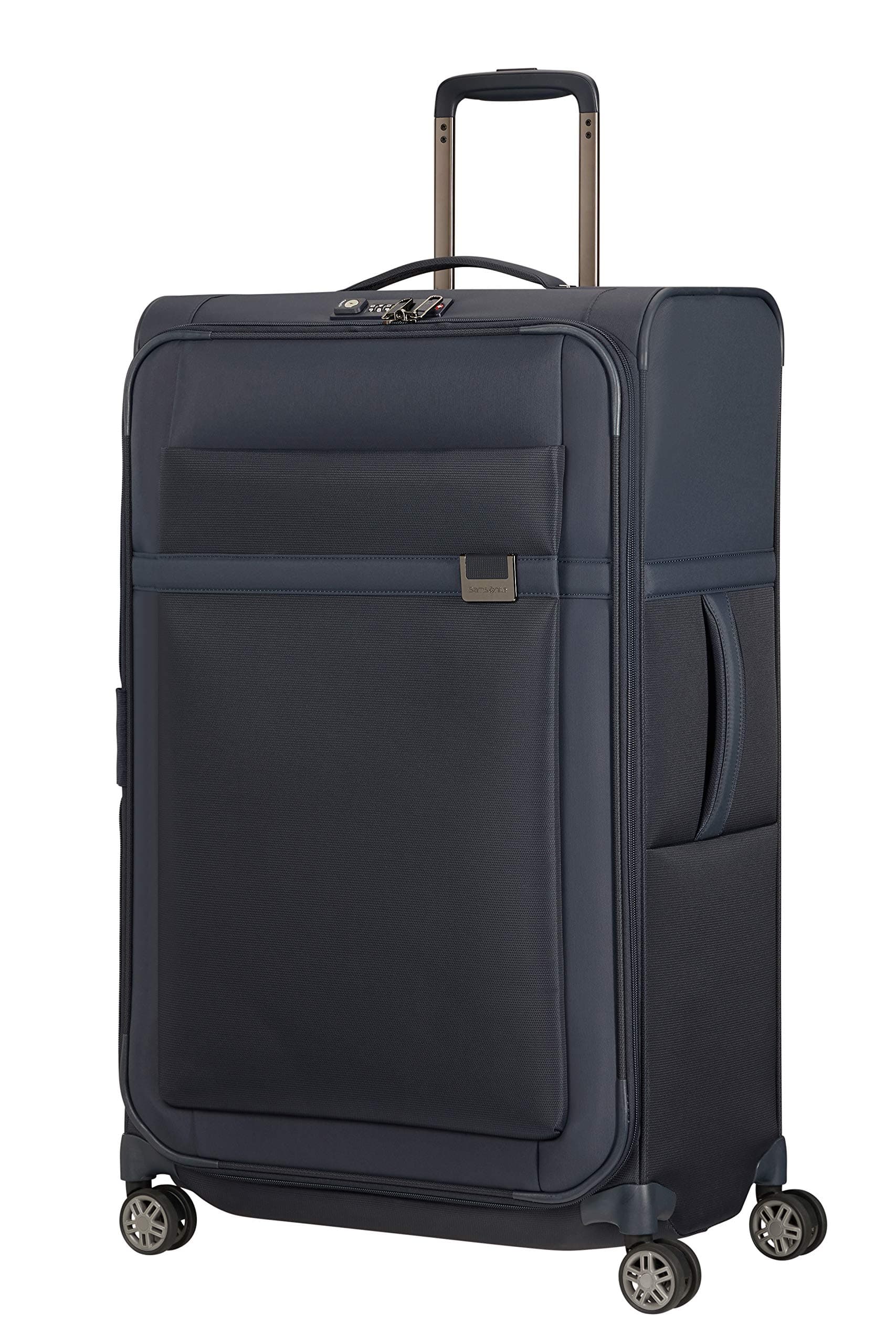 Samsonite Airea - Spinner L Expandible, maleta, 78 cm, 111.5/120 L, azul (azul oscuro)