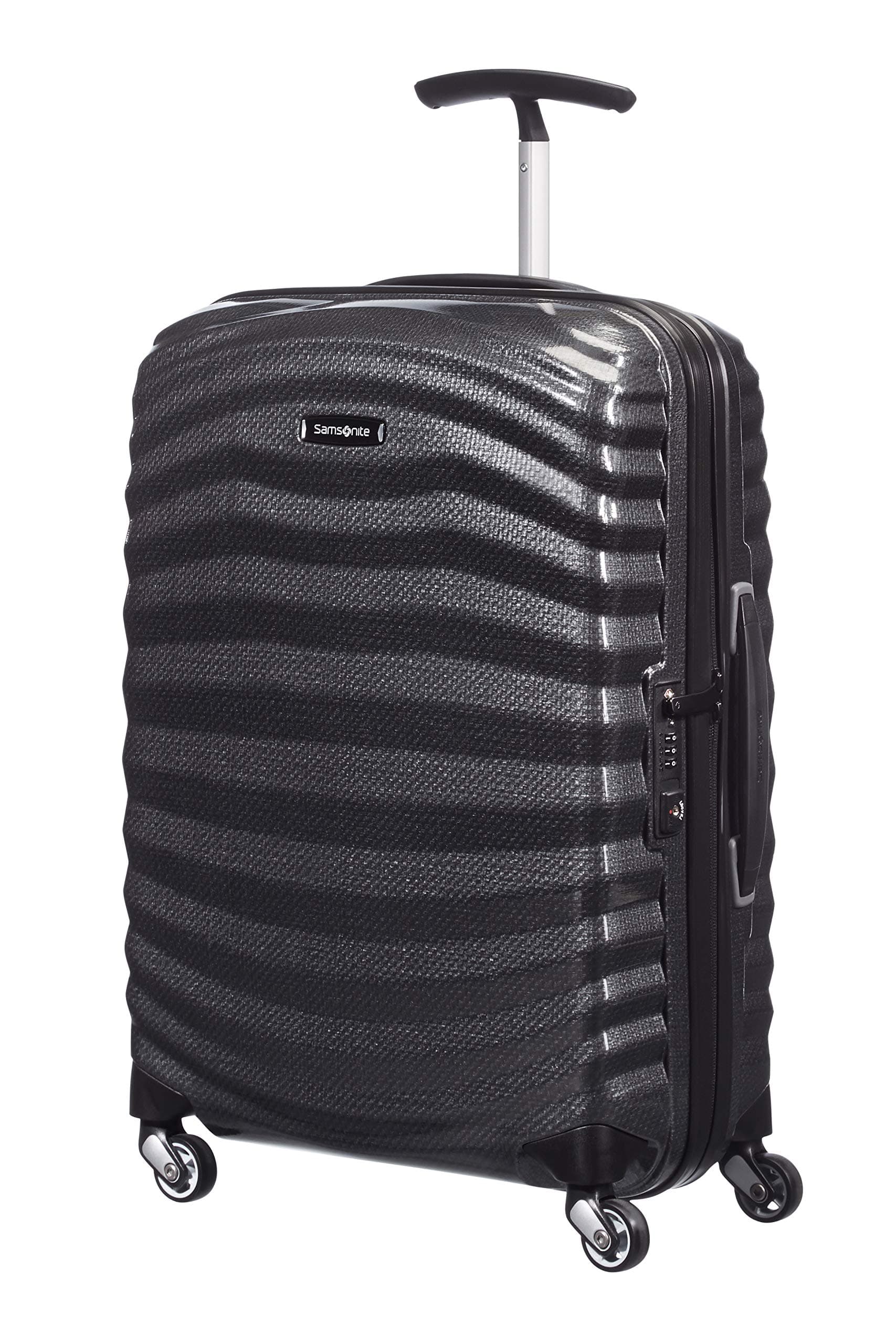 Samsonite Lite-Shock Spinner S Bagaglio a Mano, 55 cm, 36 L, Nero (Black)