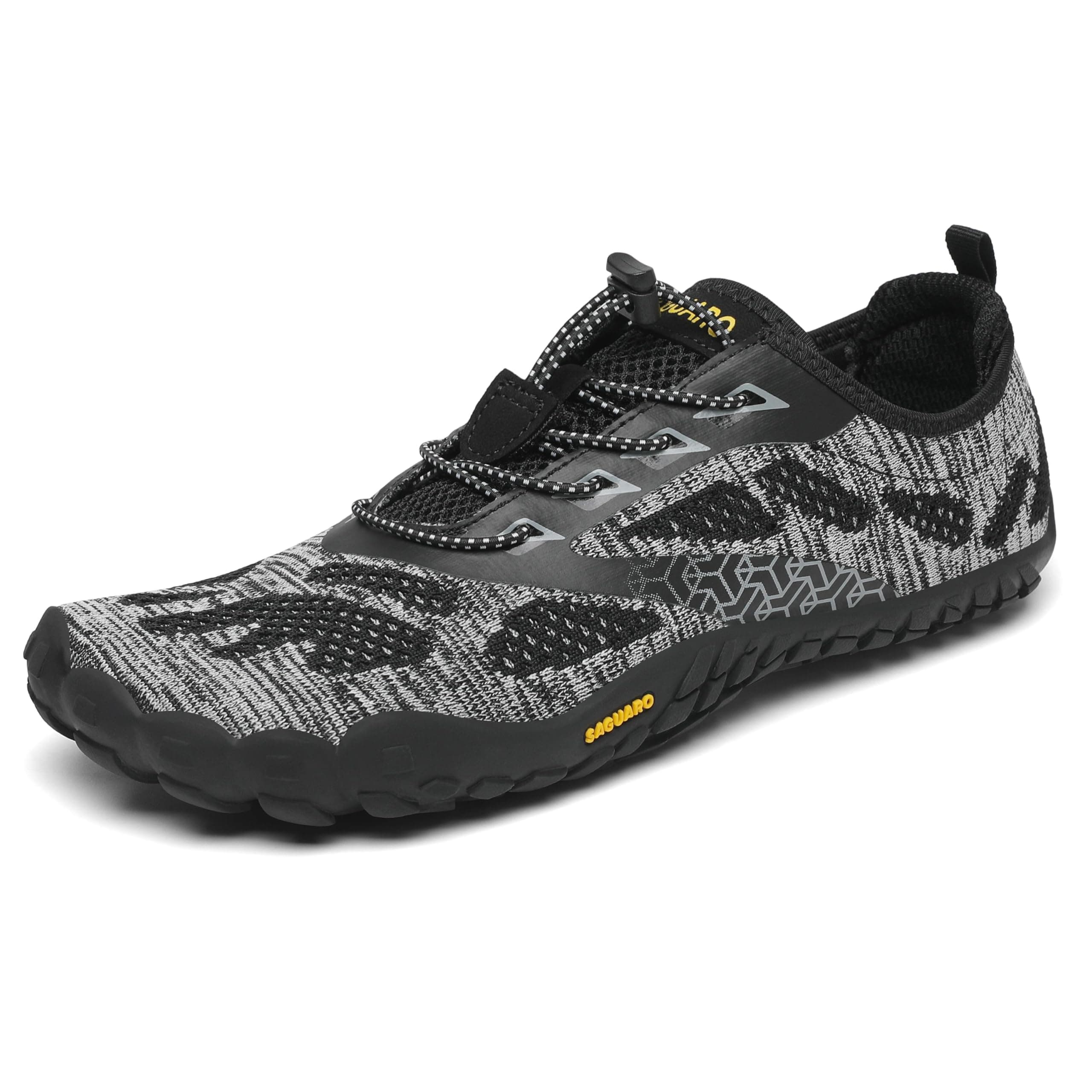 SAGUARO Unisex Barfußschuhe Outdoor Zehenschuhe mit Breite Zehenbox & Zero-Drop Sohle Gr.36-48