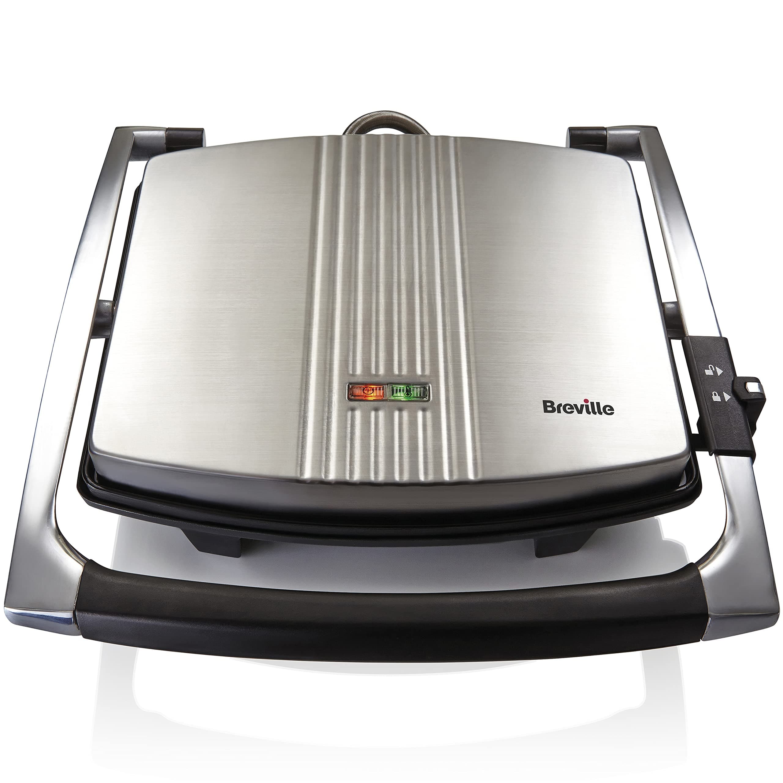 Breville Sandwich/Panini Press & Toastie Maker | 4-Slice | Stainless Steel [VST026X]