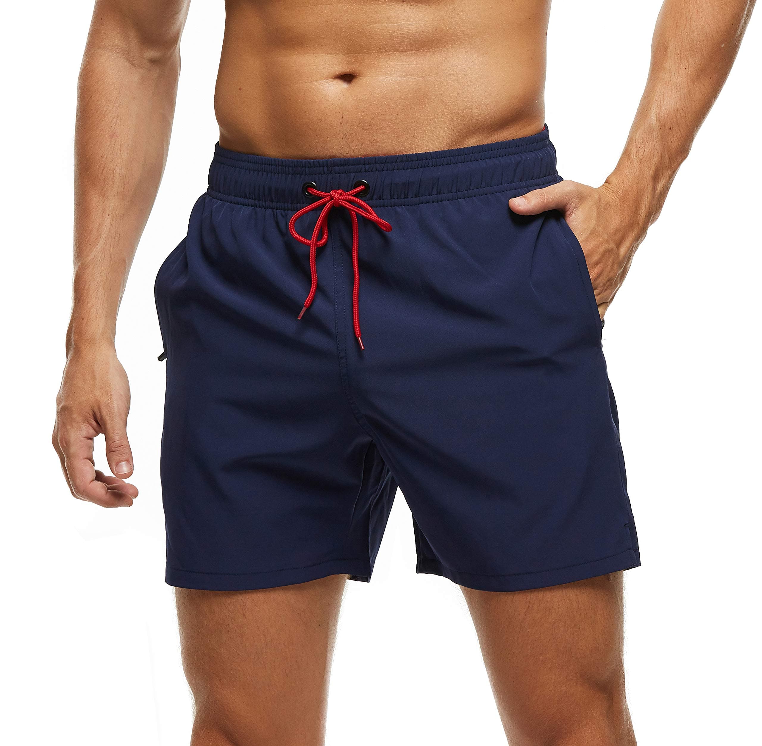 Arcweg Pantaloncini da Bagno Uomo Asciugatura Veloce Calzoncini da Bango Mare Beach Costume da Bagno Fodera Rete con Taschino e Coulisse Trunks