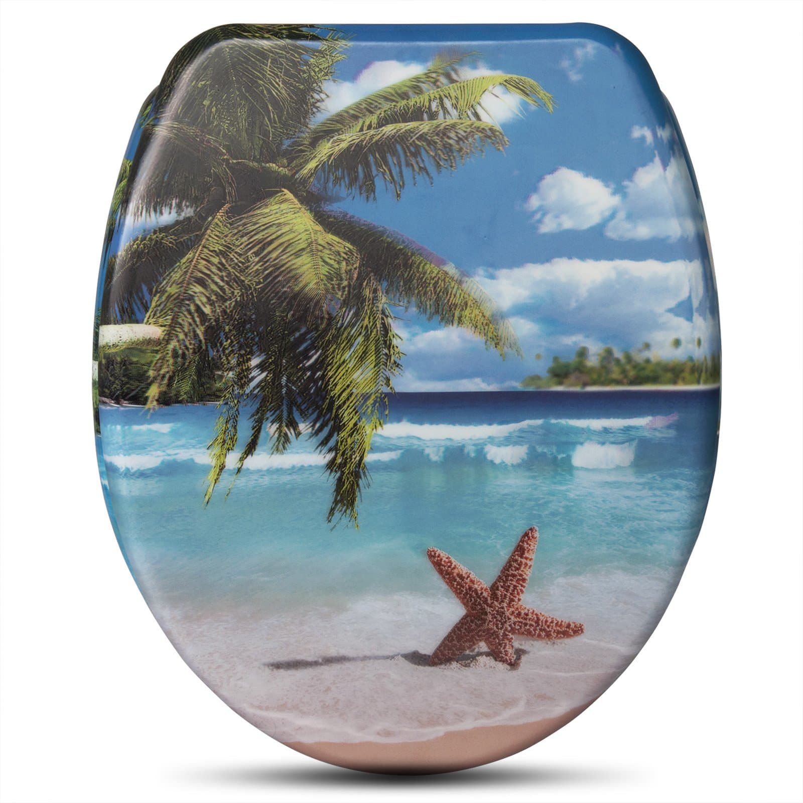 WOLTU WC-Sitz aus Duroplast, WC-Sitz mit Softclose-Funktion, WS2763