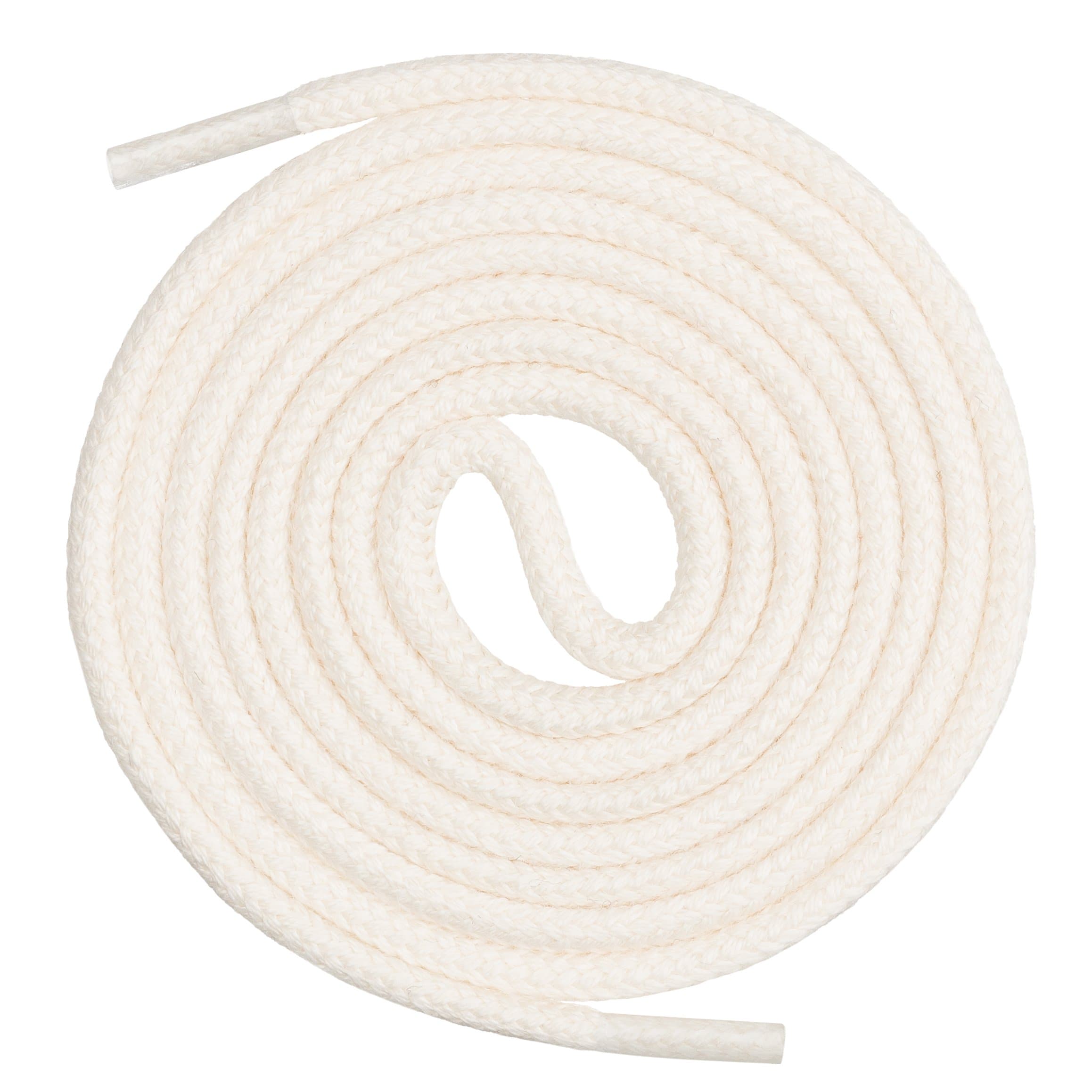 Mount Swiss Lacets ronds, qualite premium 100% coton, indéchirable, ø 3 mm -4 mm, Longeur 45-200 cm