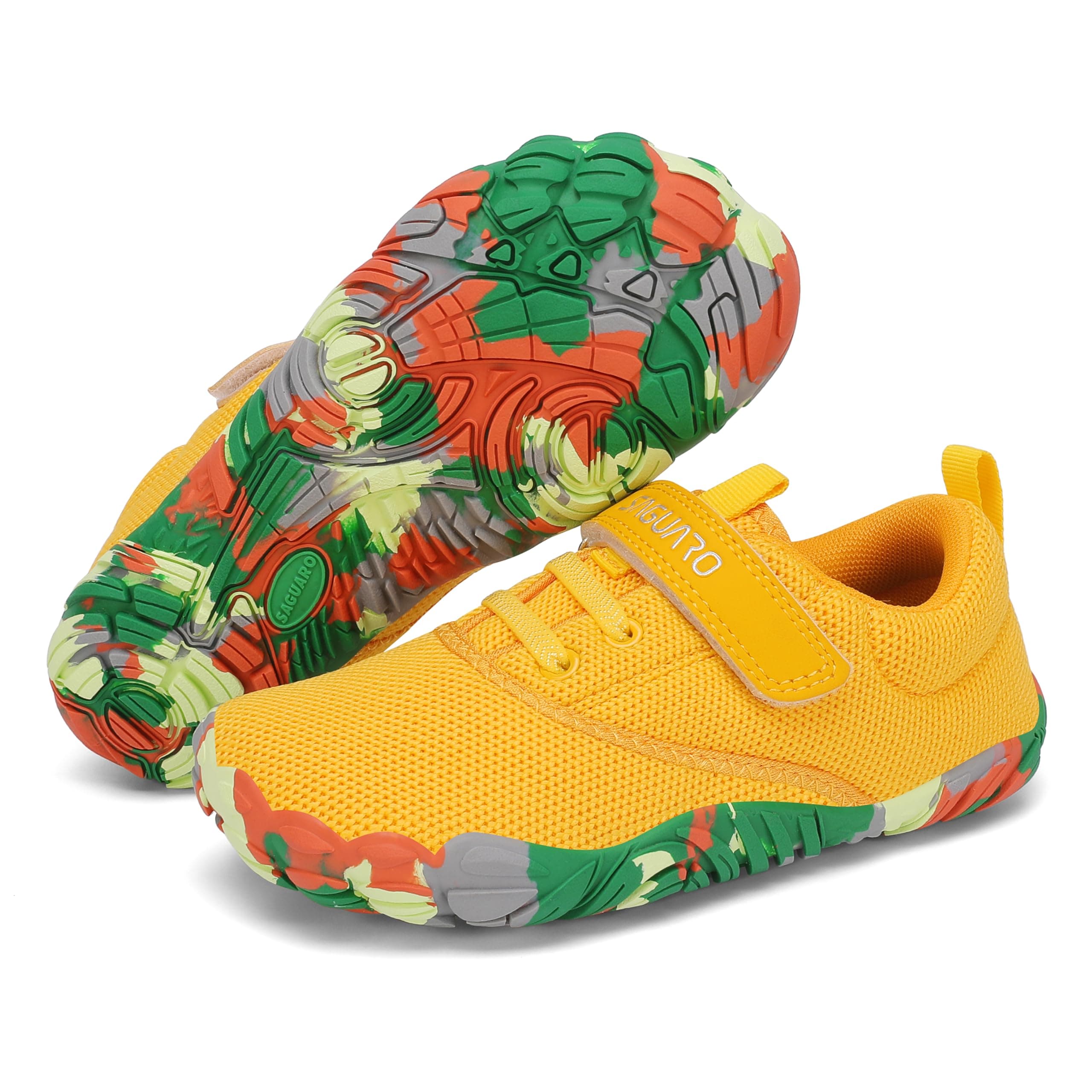 SAGUARO Zapatillas Barefoot Niños Antideslizantes y Ligeras Calzado Descalzos, Talla 24-36