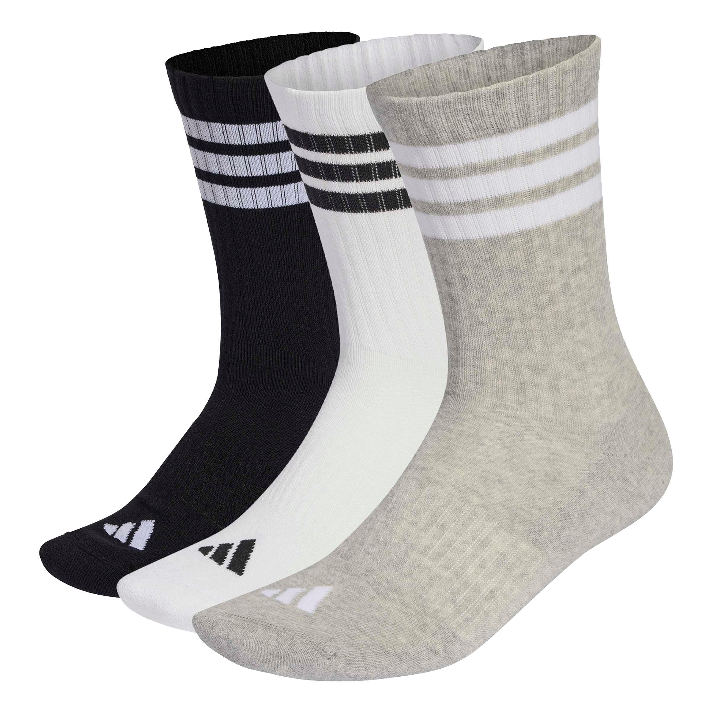 adidas Unisex 3stripes Cushioned Sportswear Crew Socks 3 Pair Pack Socken