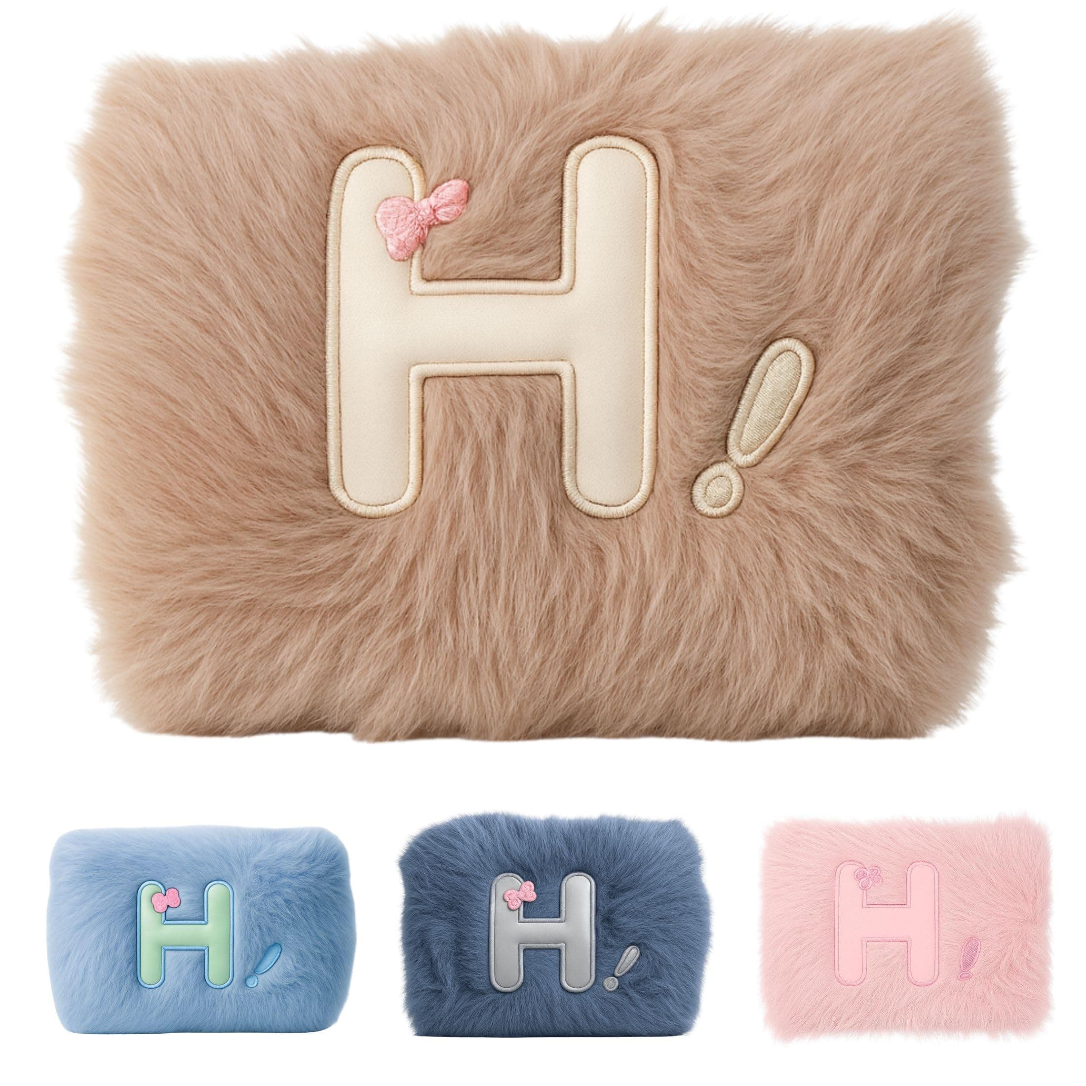 Borsa Acqua Calda Elettrica per Ciclo - Peluche Marrone Rimovibile e Lavabile 500w - Boule Scaldamani Elettrico - Regalo Donna Uomo - Coveri Collection