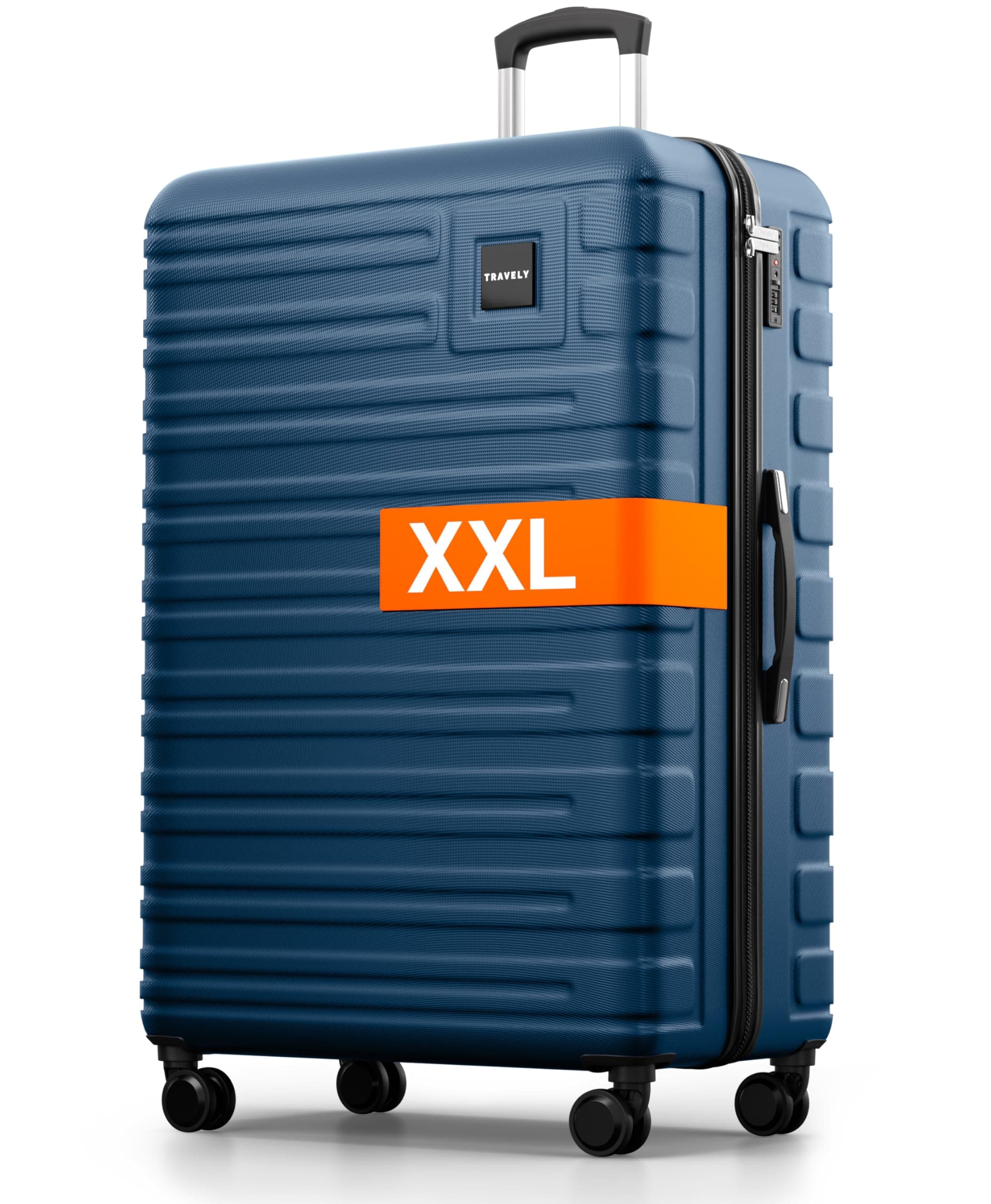 Travely Valigia grande 87 cm XL - volume interno 150 L - valigie da viaggio, Valigie e trolley, valigie da viaggio con rotelle