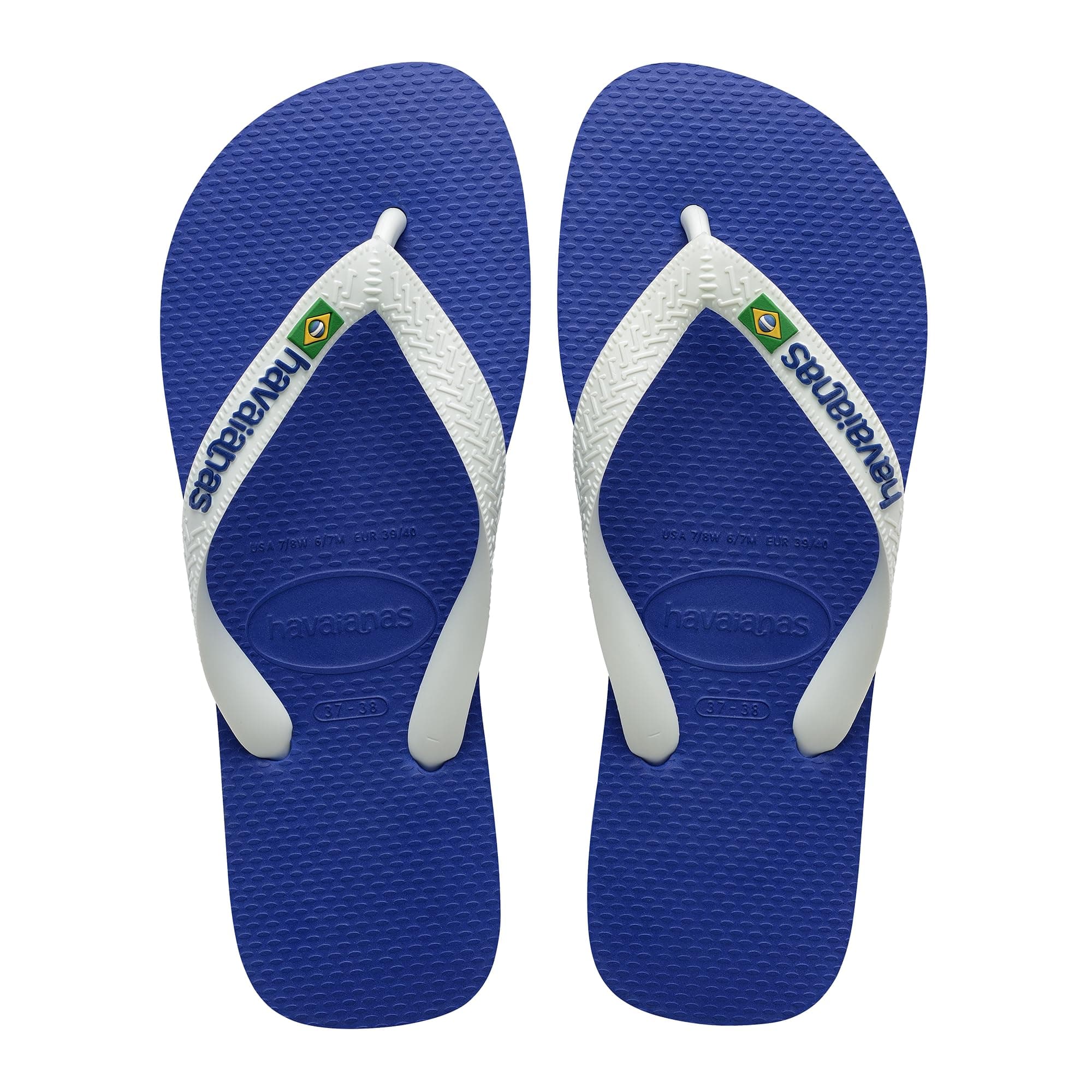 Havaianas - Brasil Logo, Infradito Iconiche, Comode E Resistenti, Strisce con la Bandiera Del Brasile E Suola Antiscivolo Con Strisce Colorate, Unisex Adulti