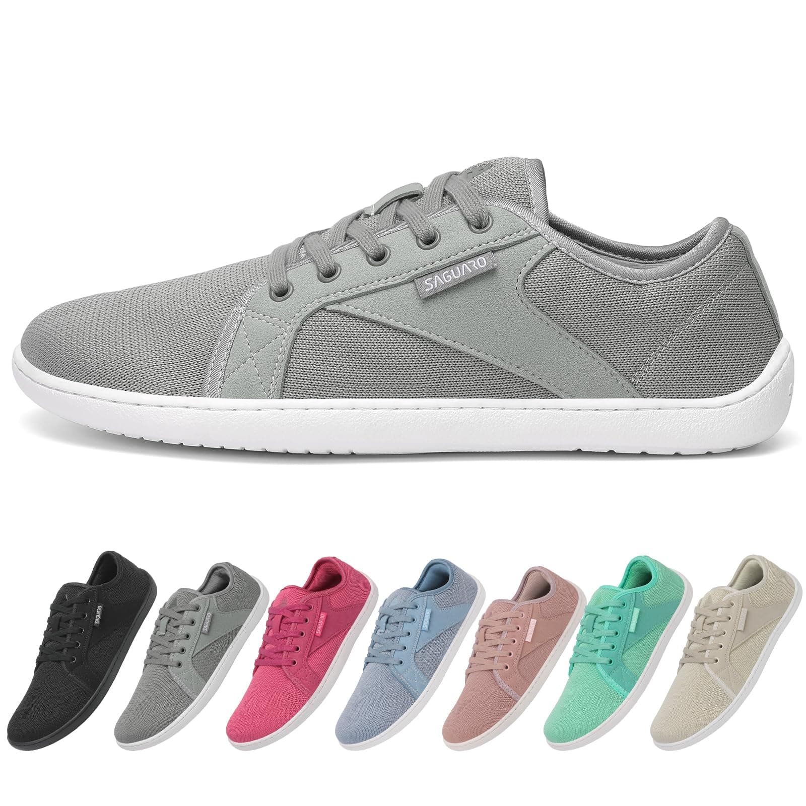 SAGUARO Unisex Knit Barefoot Zapatillas Minimalistas, Luck Ⅰ, Talla 36-48