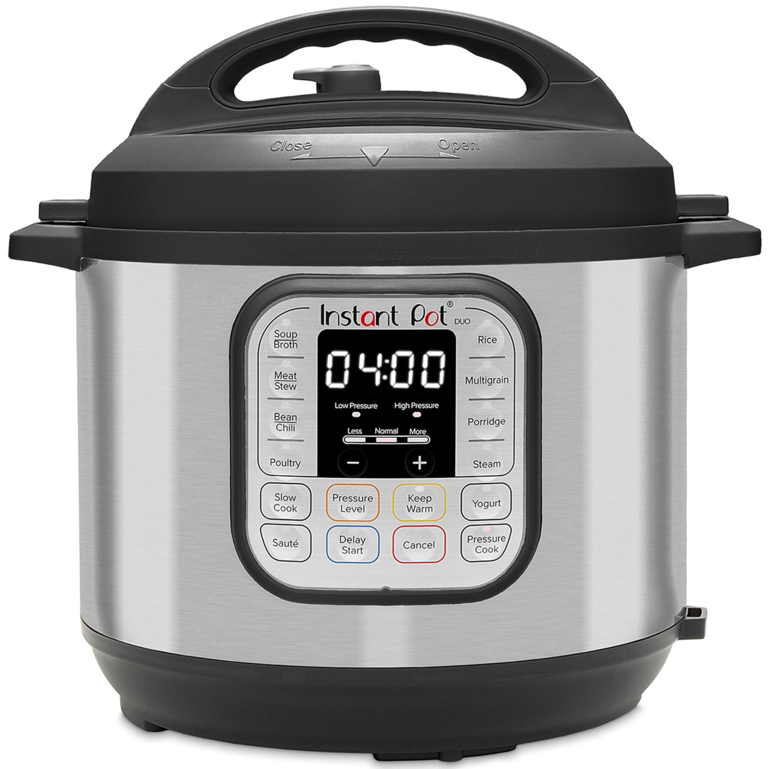 Instant Pot Duo 60, 7 en 1 Autocuiseur Multifonction - Autocuiseur, Cuiseur à Riz, Poêle, Yaourtière, Cuiseur Vapeur et Chauffe-Plat - Acier Inoxydable - 5.7 L