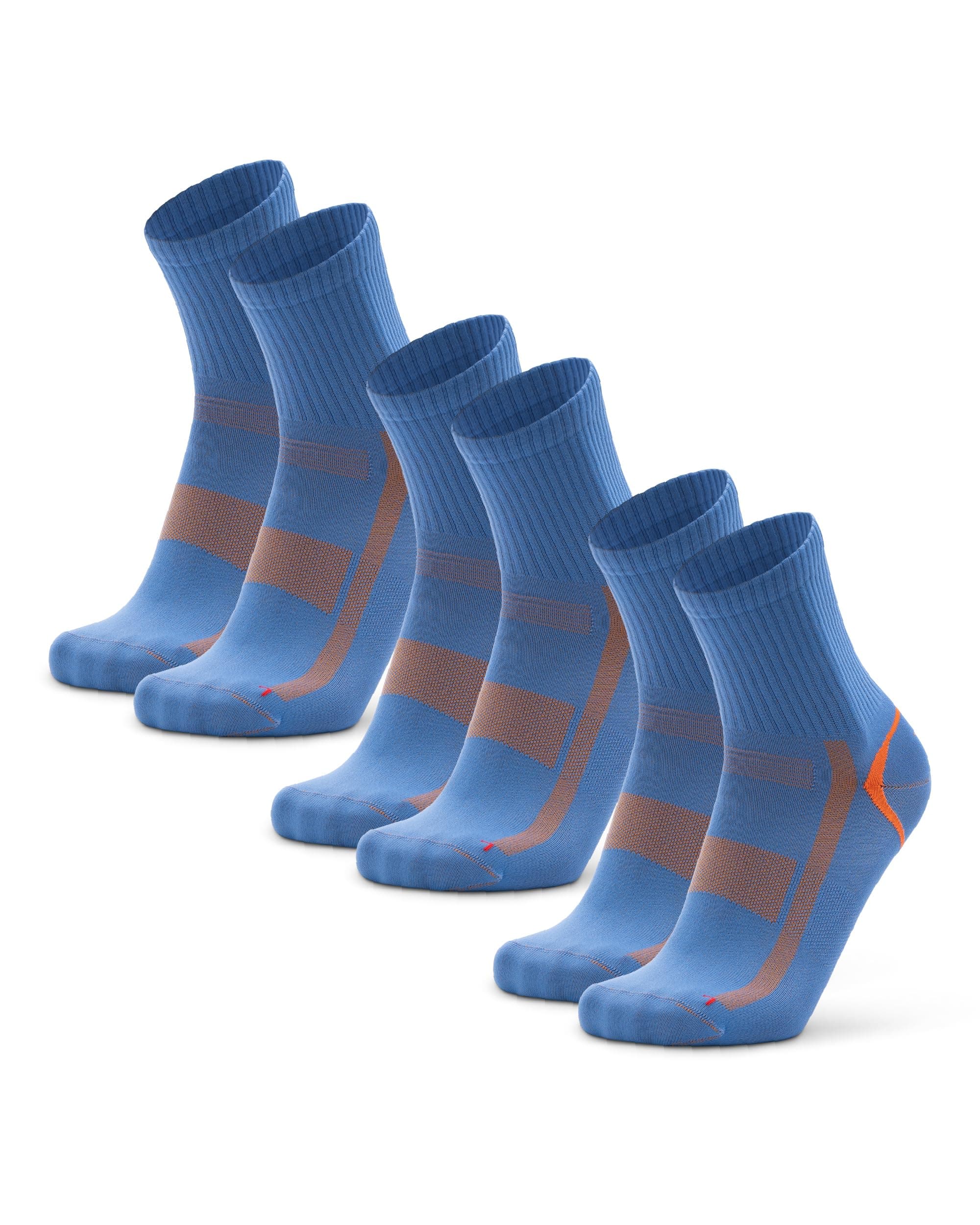 DANISH ENDURANCE Calzini Sportivi Quarter, Calze da Corsa, Running, Traspiranti, per Uomo e Donna, 3 o 5 Paia