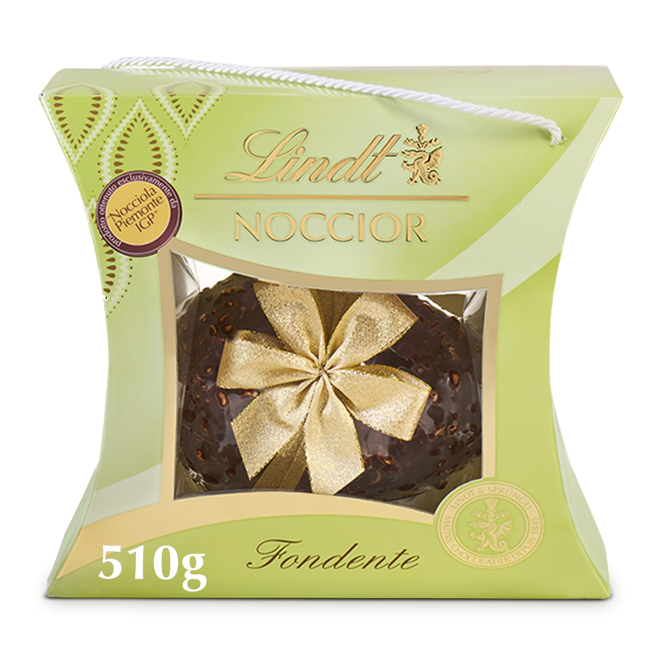 Lindt Uovo di Pasqua 2026 Noccior al Cioccolato Fondente e Nocciole Piemonte IGP, Idea Regalo Pasqua, Formato 510g