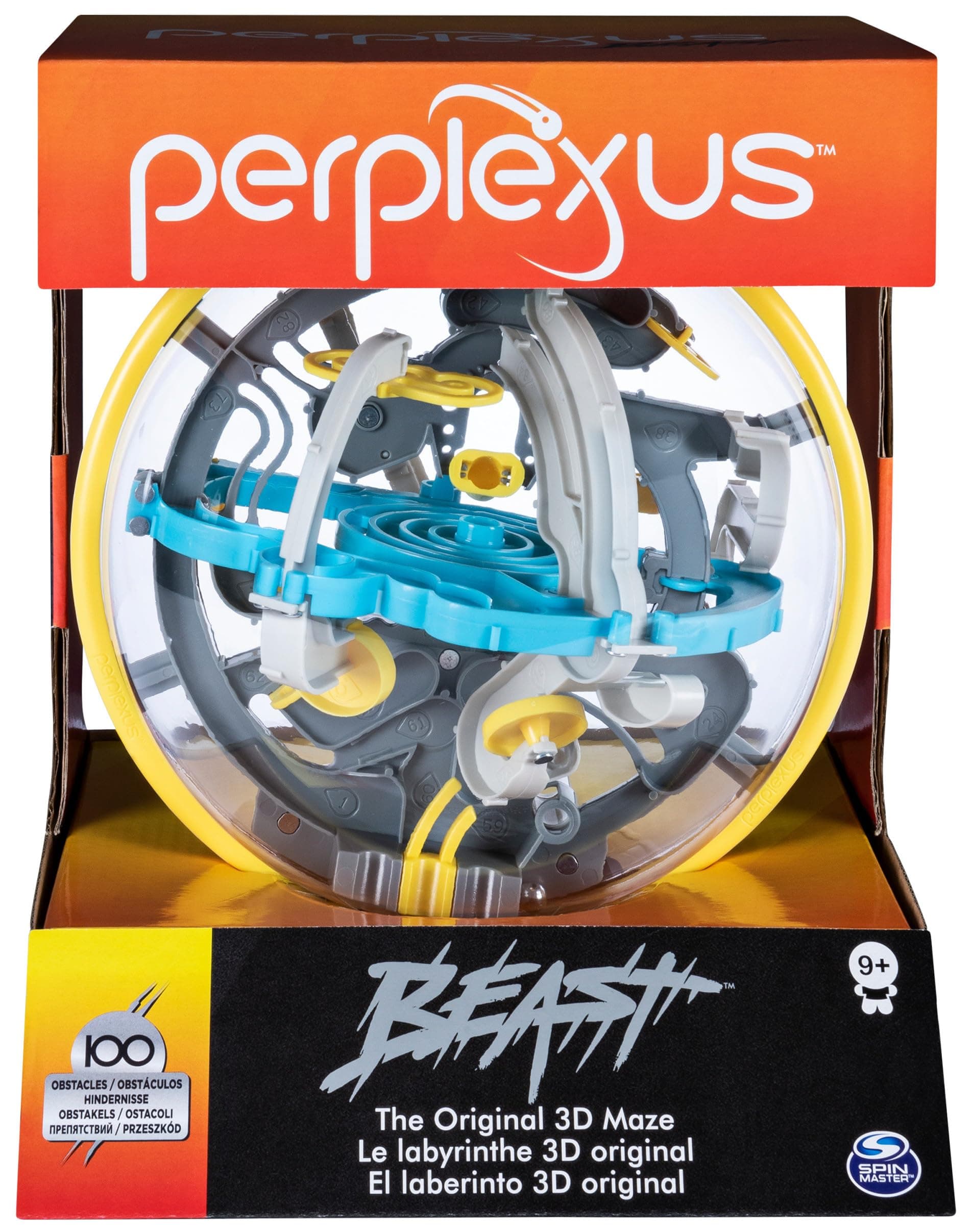 PERPLEXUS - ROMPECABEZAS PERPLEXUS BEAST: Bola Laberinto 3D con 100 Obstáculos - 6053142 - Juguetes Niños 8 años +
