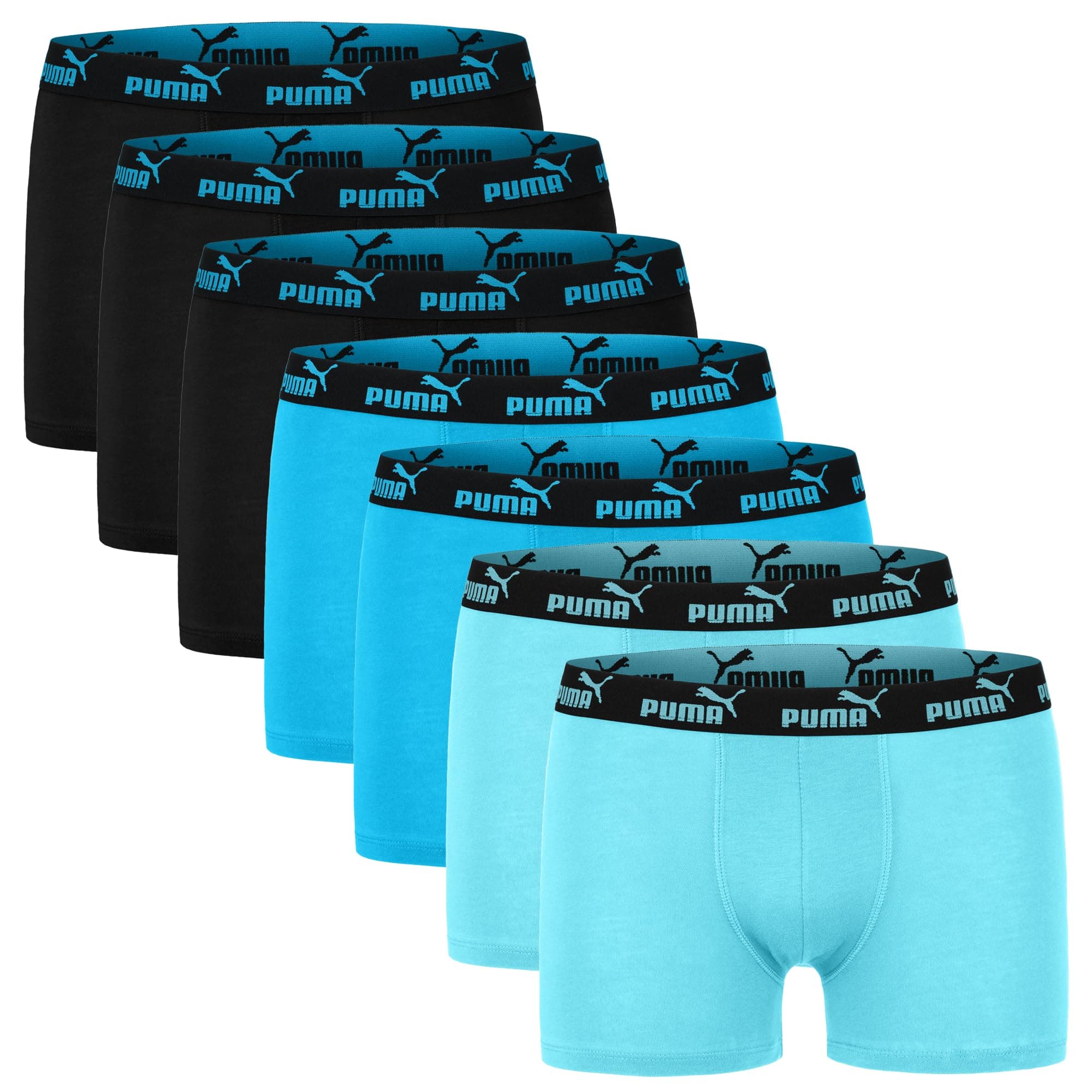PUMA Boxershorts Jungen Kinder Unterhose Unterwäsche 7 er Pack
