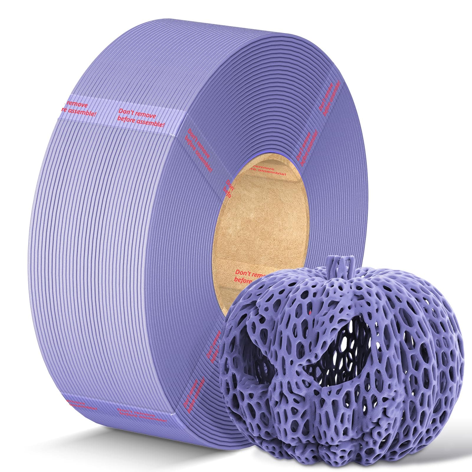 ANYCUBIC PLA Filament Refill, 1.75mm 3D Drucker Filament ohne Spule, Maßgenauigkeit +/- 0.02mm, passend zu den meisten wiederverwendbaren Spulen, 1KG Interstellar Lila