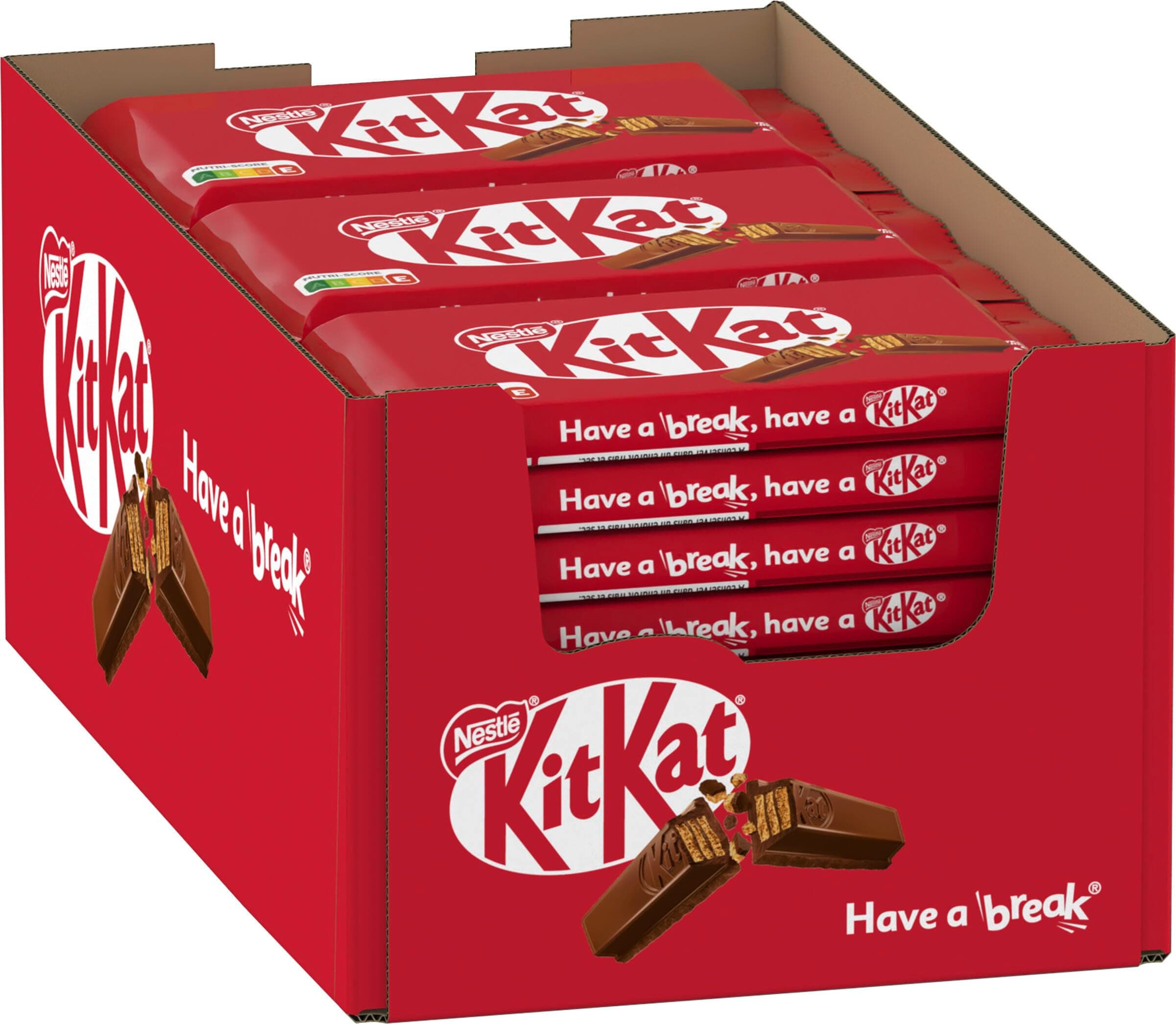 Nestlé KitKat Classic Schokoriegel, Knusper-Riegel mit Milchschokolade & knuspriger Waffel, 24er Pack (24x41,5g)