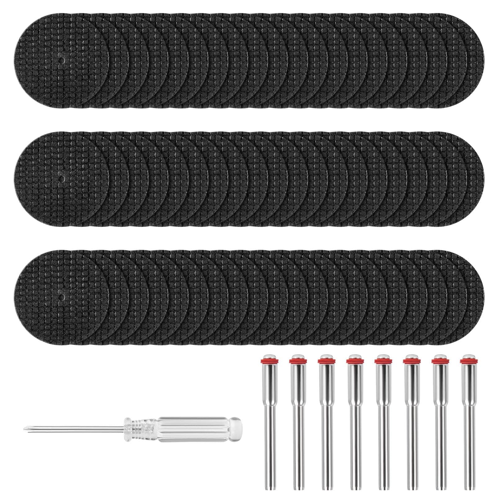 Flintronic Dischi da Taglio per Utensile Rotante per Metallo HSS, 69 Pezzi HSS Lama per Seghe Circolare, Dischi da Taglio di Resina per Legno, Alluminio, Plastica, Metall