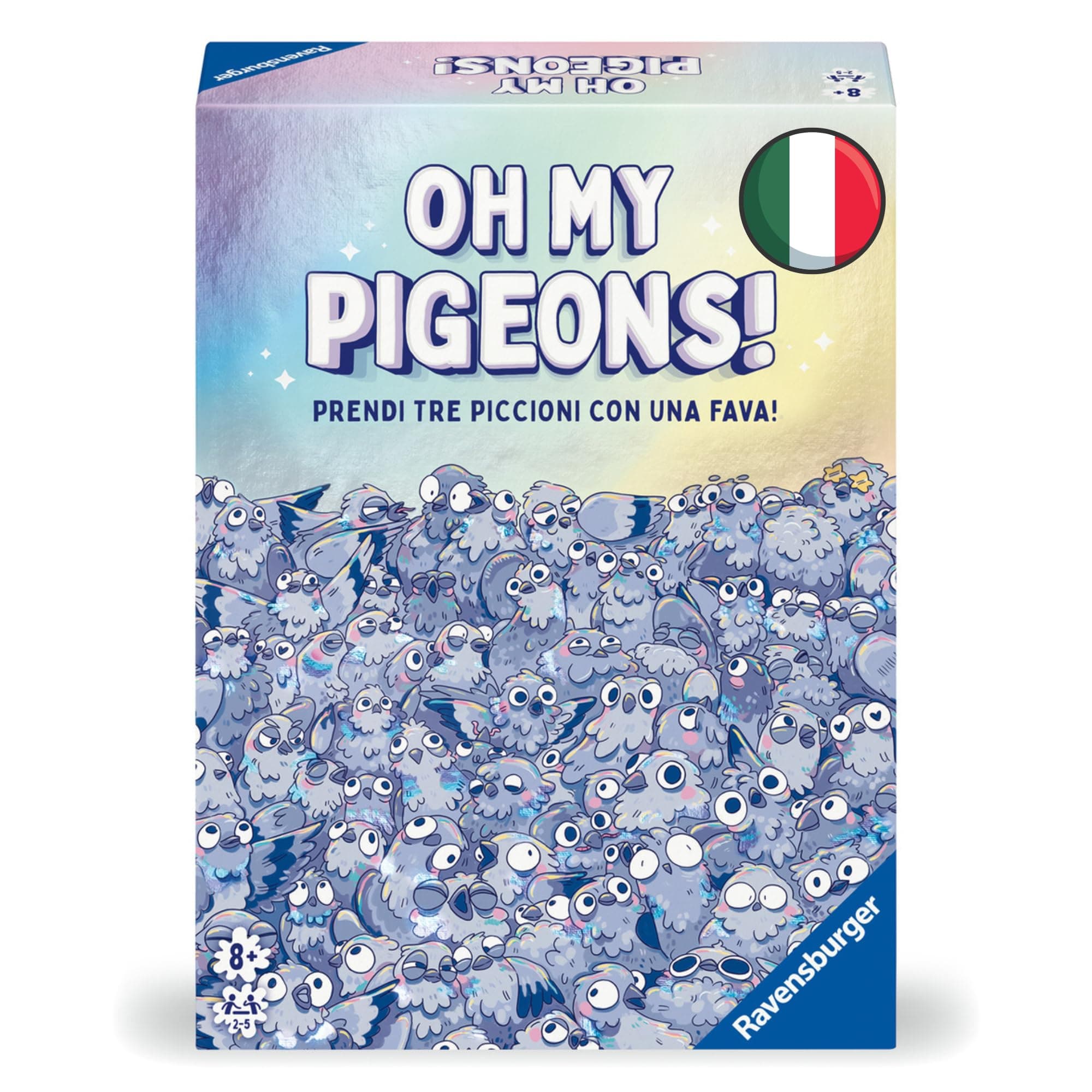 Ravensburger - Oh my Pigeons | Giochi da Tavolo Adulti | Giochi di Carte 2-5 Giocatori | Carte Da Gioco | Regalo Bambino 8 anni o Più | Versione Italiana | Idee Regalo