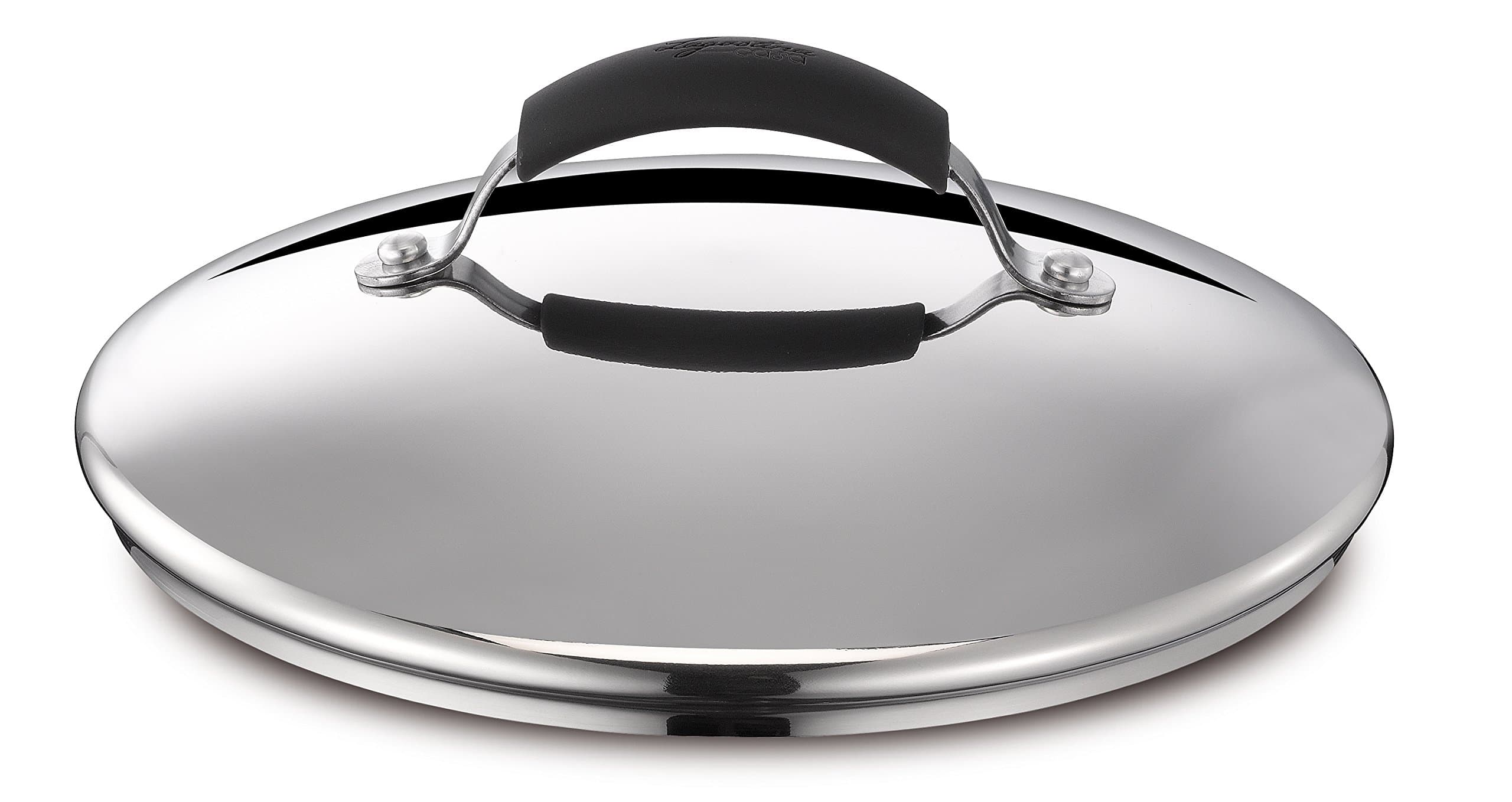 Lagostina Gioiosa Coperchio con Maniglia in Bakelite, Acciaio Inox 18/10, Diametro 24 cm