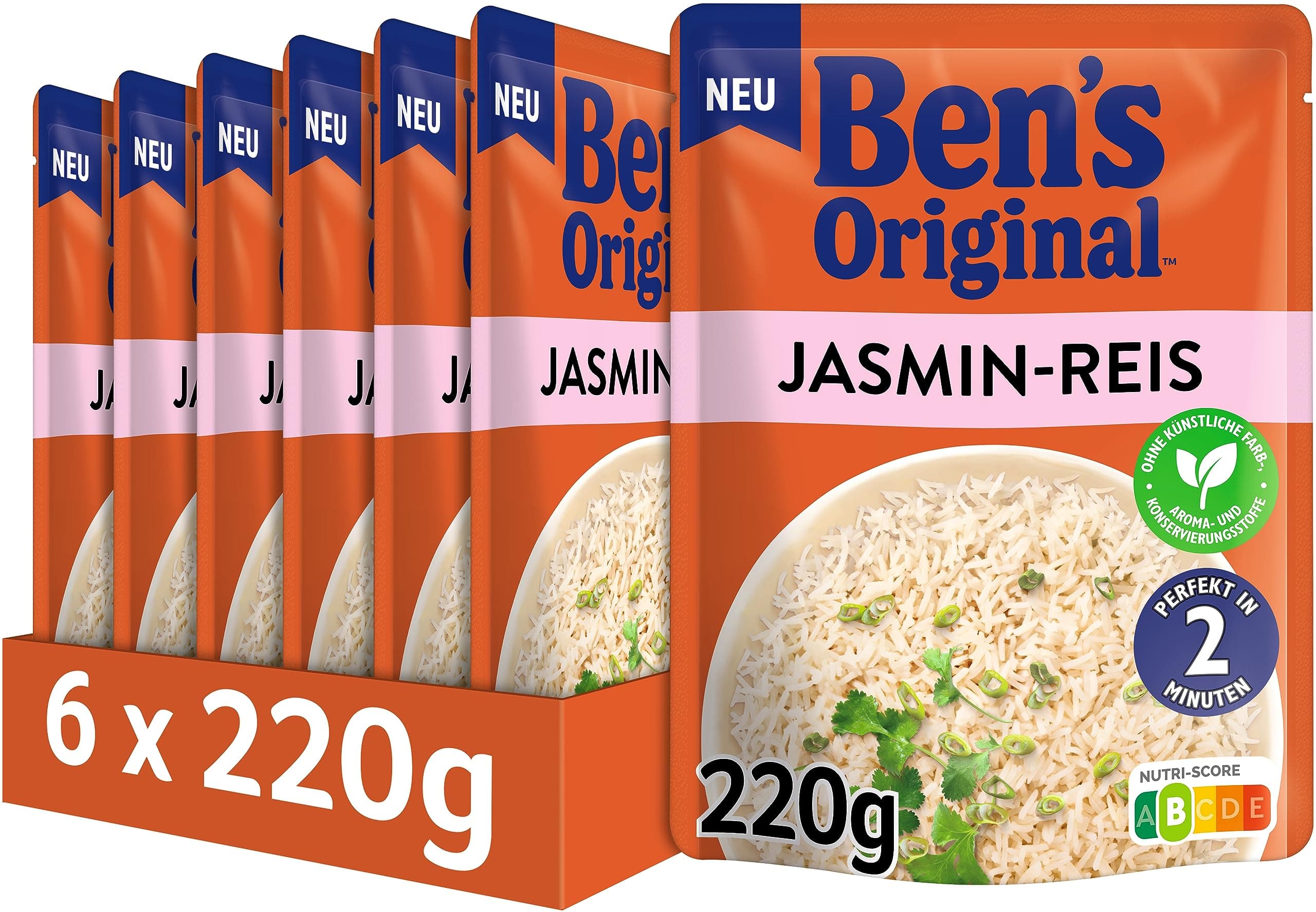 BEN'S ORIGINAL™ Express Reis Jasmin 6 x 220g