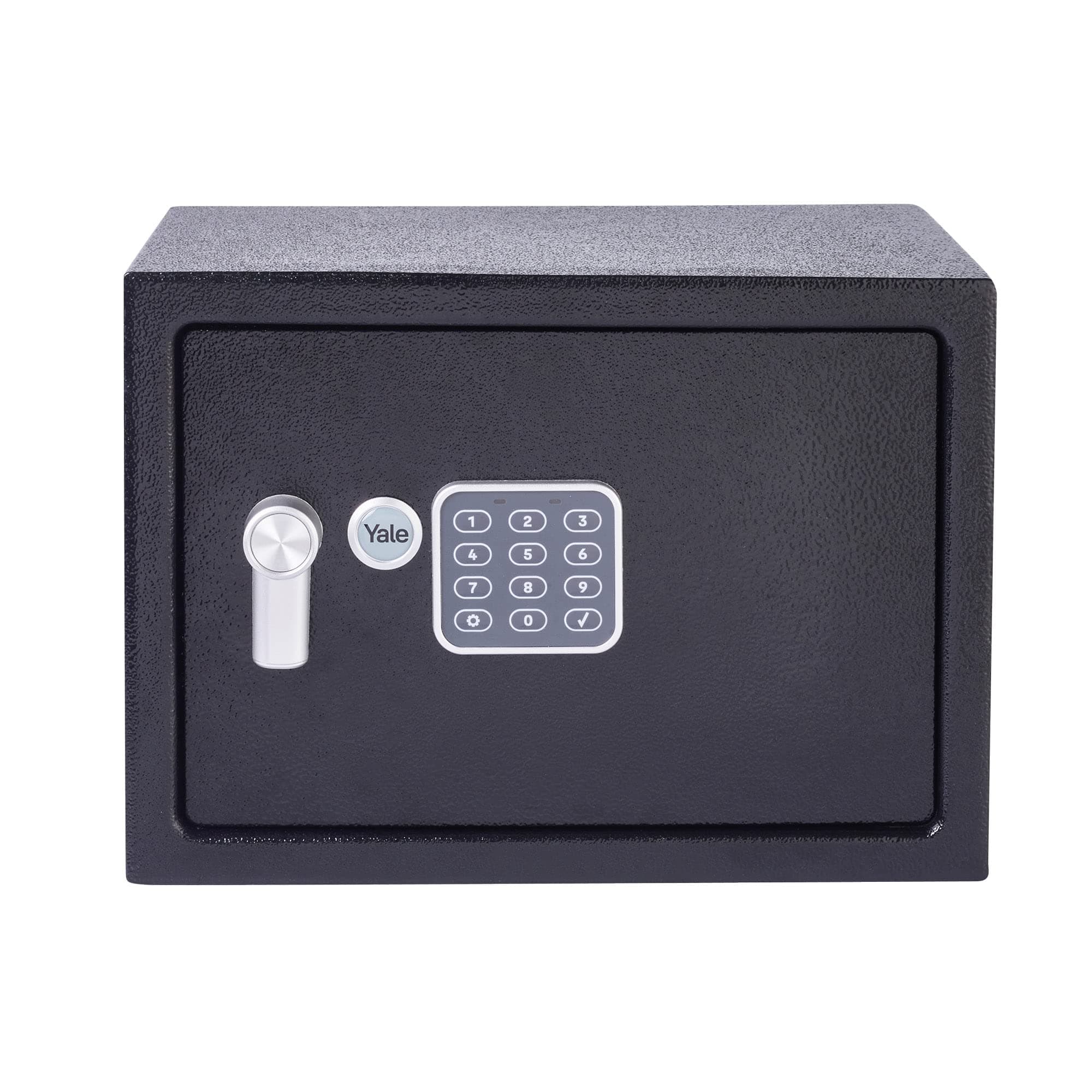 YALE Cassaforte Elettronica Serie Value Media YSV/250/DB2 Nero, Tastiera Digitale, Indicatori di Luce a LED, Bulloni di Bloccaggio in Acciaio, Chiave di Emergenza, Fissaggio a Parete e Pavimento