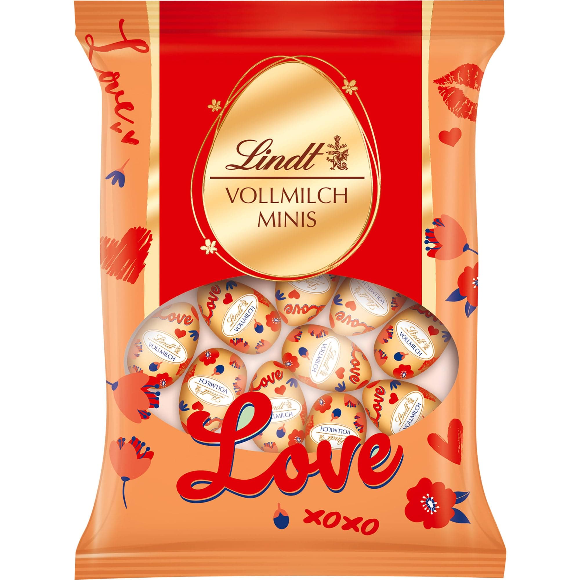 Lindt Schokolade | Mini-Eier Vollmilch Message Edition | 180g | Mini Vollmilch-Schokoladeneier | Osterschokolade | Perfekte Oster-Schokolade zum Teilen & Genießen