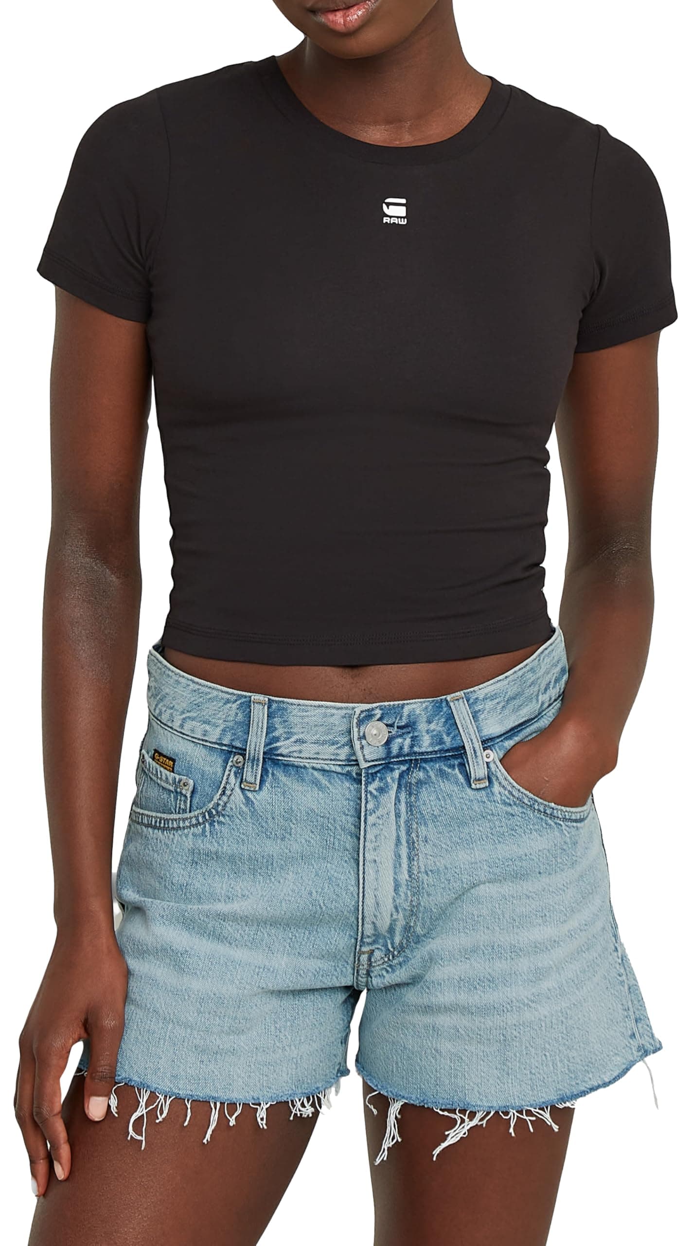 G-Star Damen Cropped Mini Slim Top