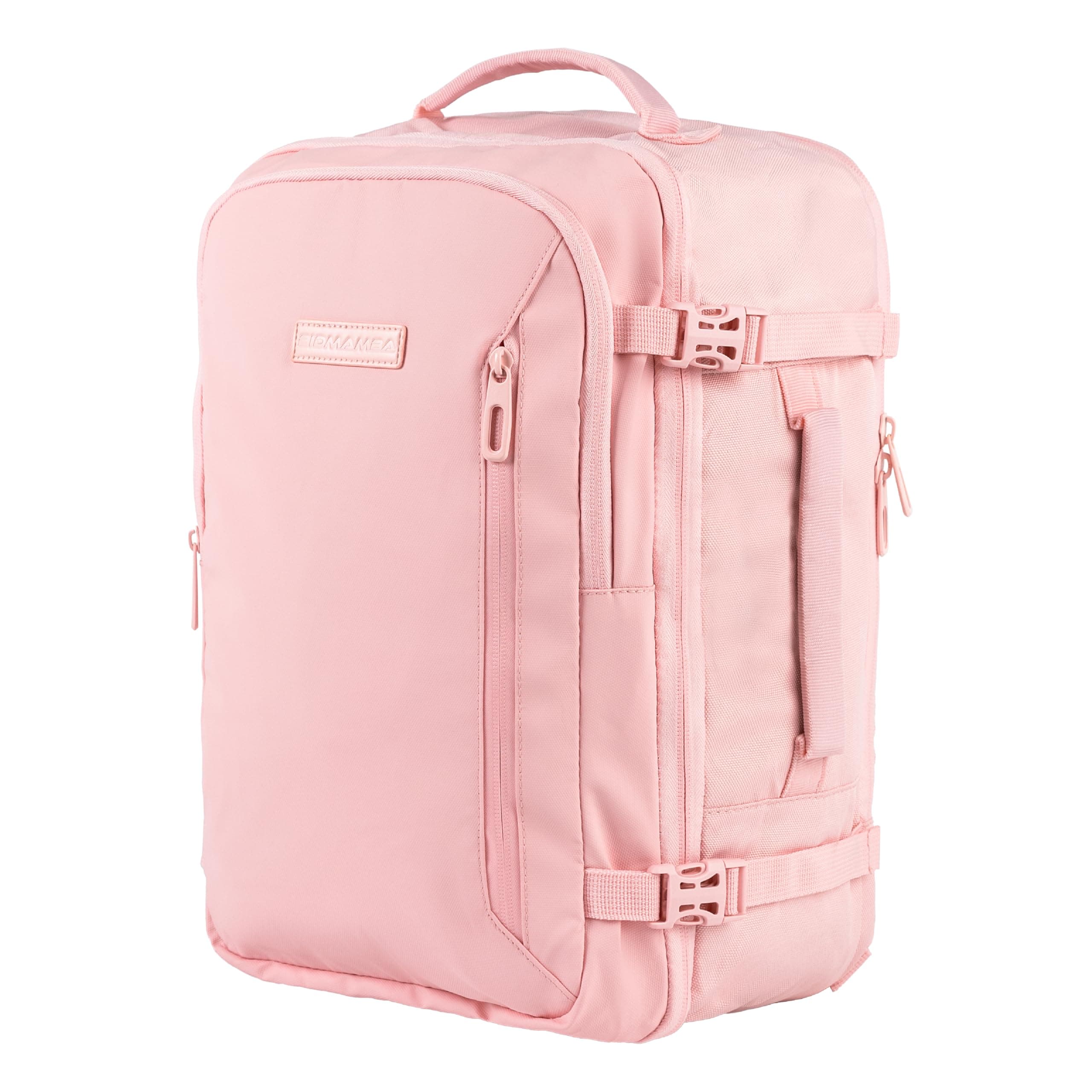 Zaino Bagaglio A Mano 40x20x25 Ryanair, Zaino Borsa 20L Voli Low Cost Easyjet - Rosa