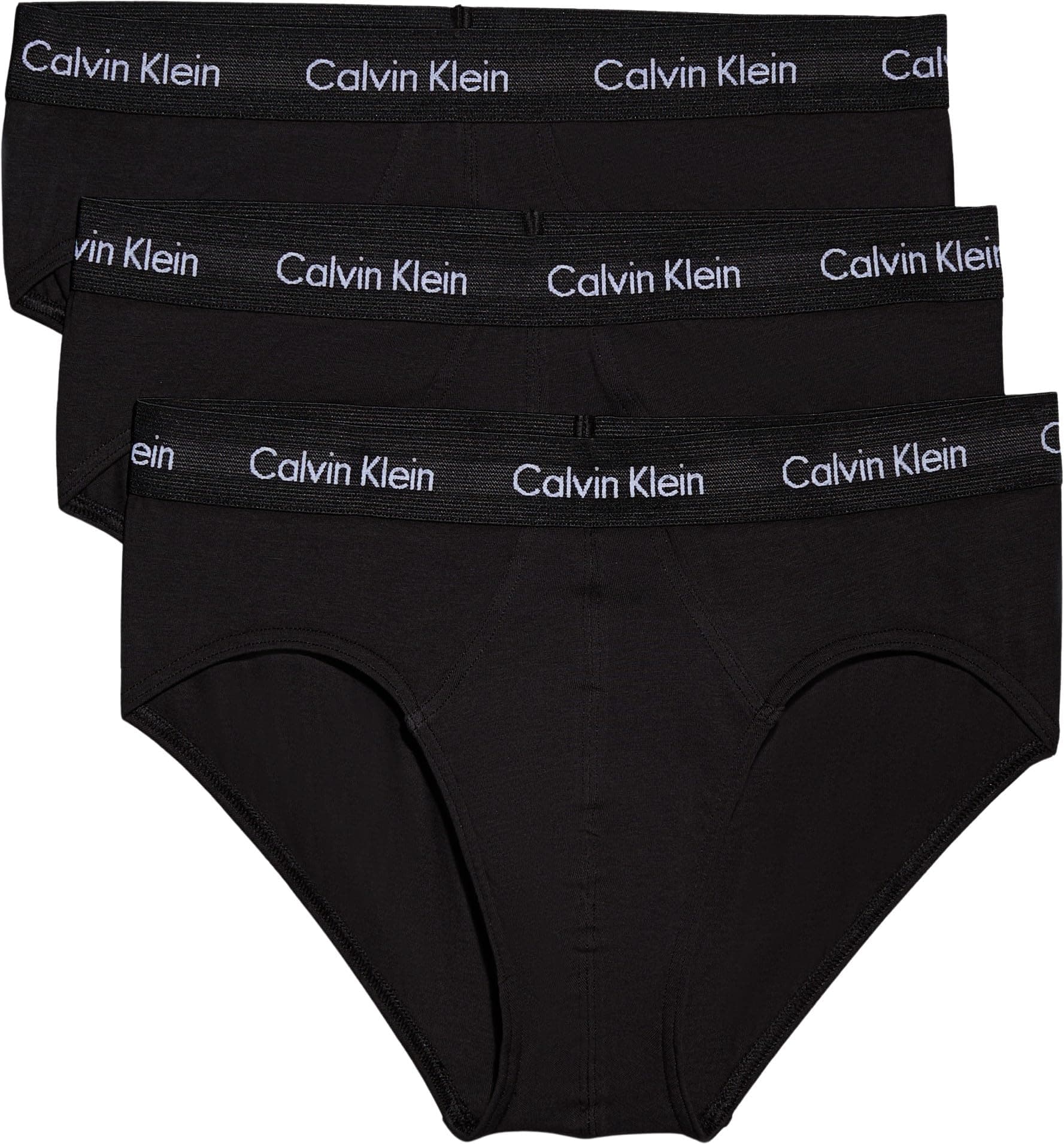 Calvin Klein Herren 3er-Pack Slips 3P Hip Brief mit Stretch
