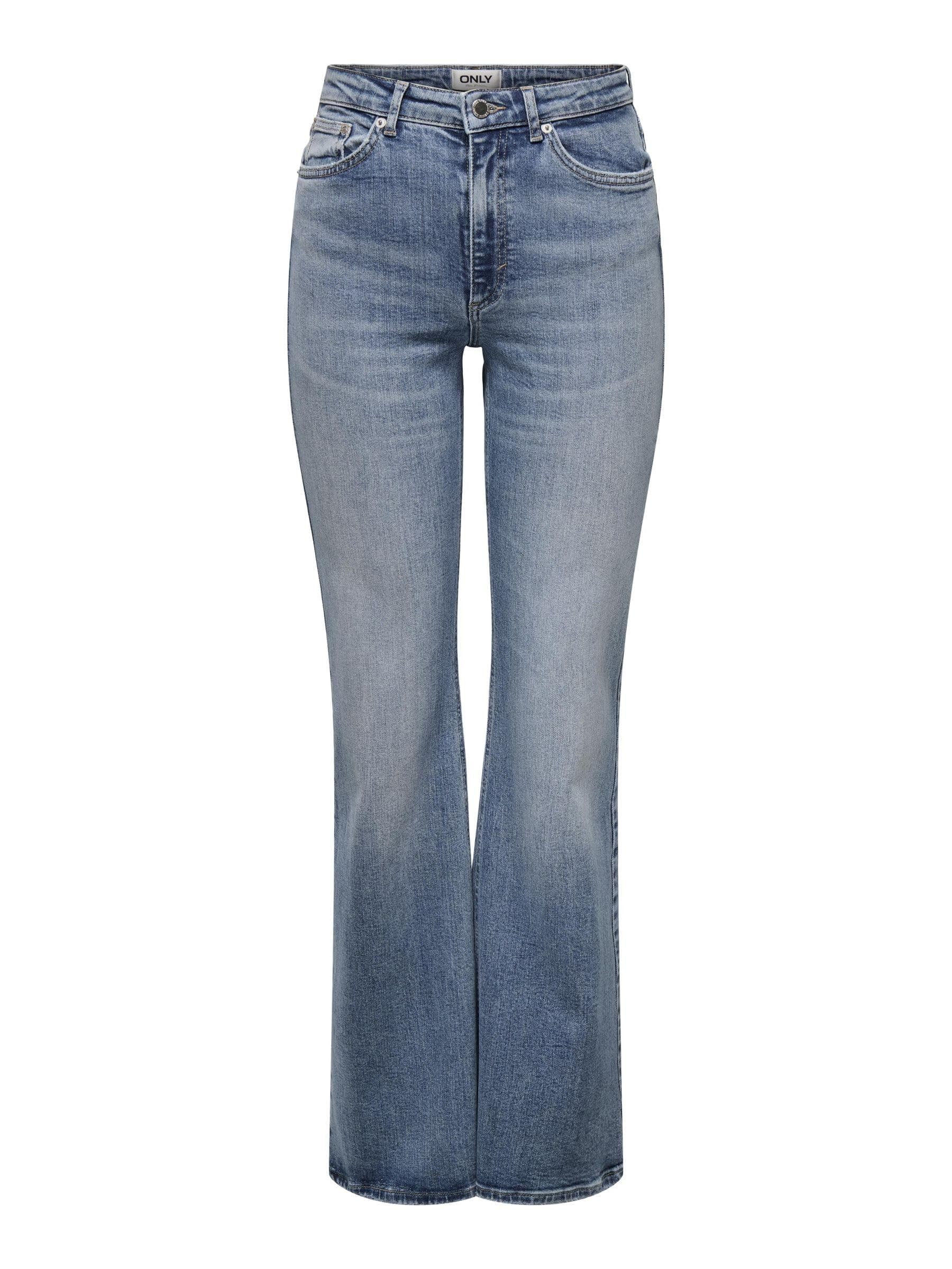ONLY Female Flared fit Jeans ONLJUICY Hohe Taille Ausgestellt Jeans