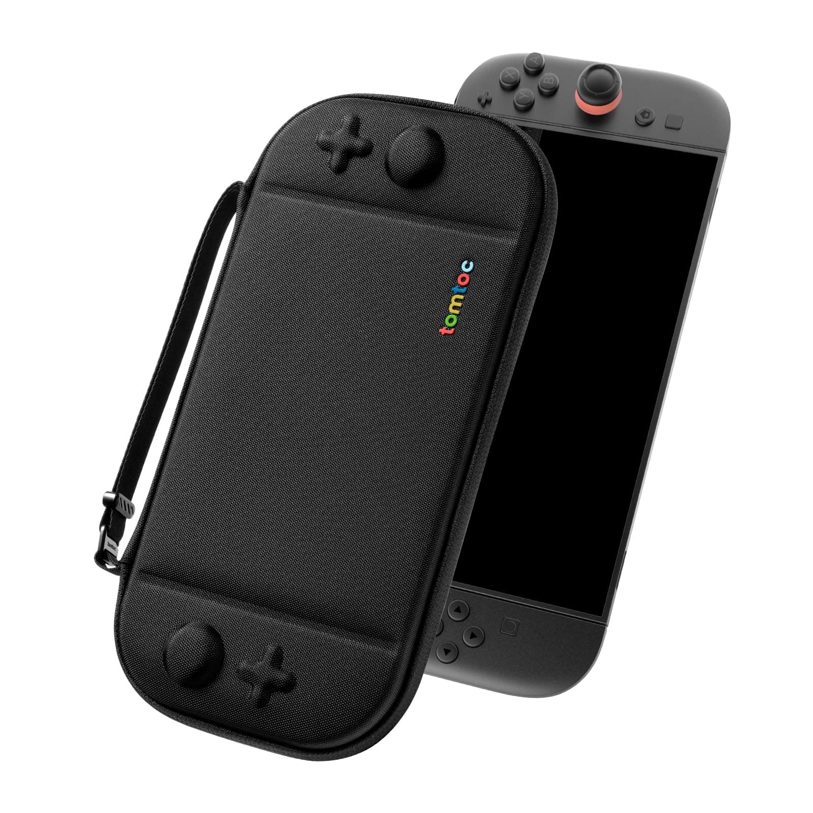 tomtoc Custodia per Nintendo Switch 2 (2025), Borsa da Trasporto per Console con 12 Cartucce di Gioco, Slim Carry Case Sottile da Viaggio con Brevetto Originale e Protezione di livello Militare