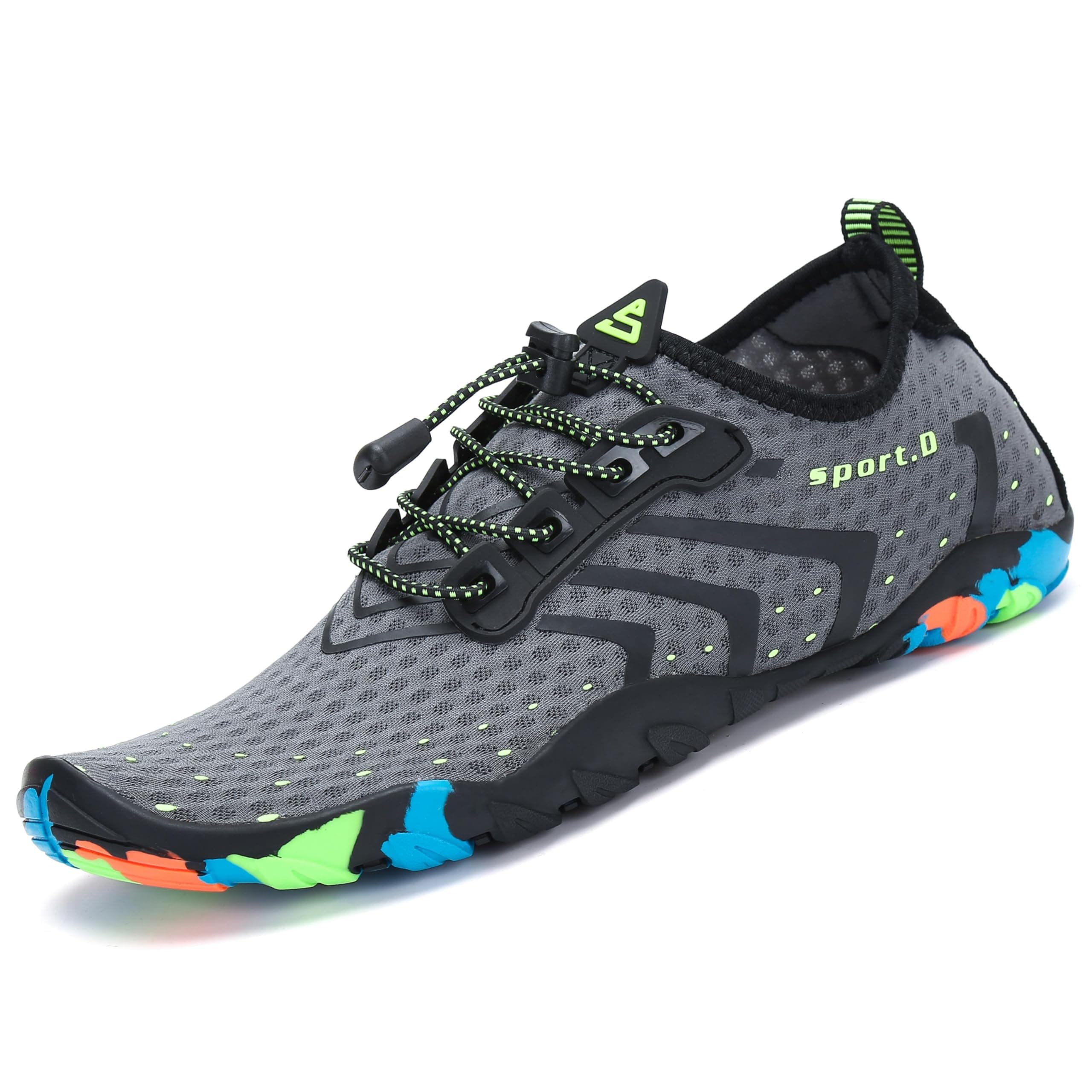 SAGUARO Badeschuhe Strandschuhe Aquaschuhe Wasserschuhe Surfschuhe Schwimmschuhe für Damen Herren Kinder, GR.35-48