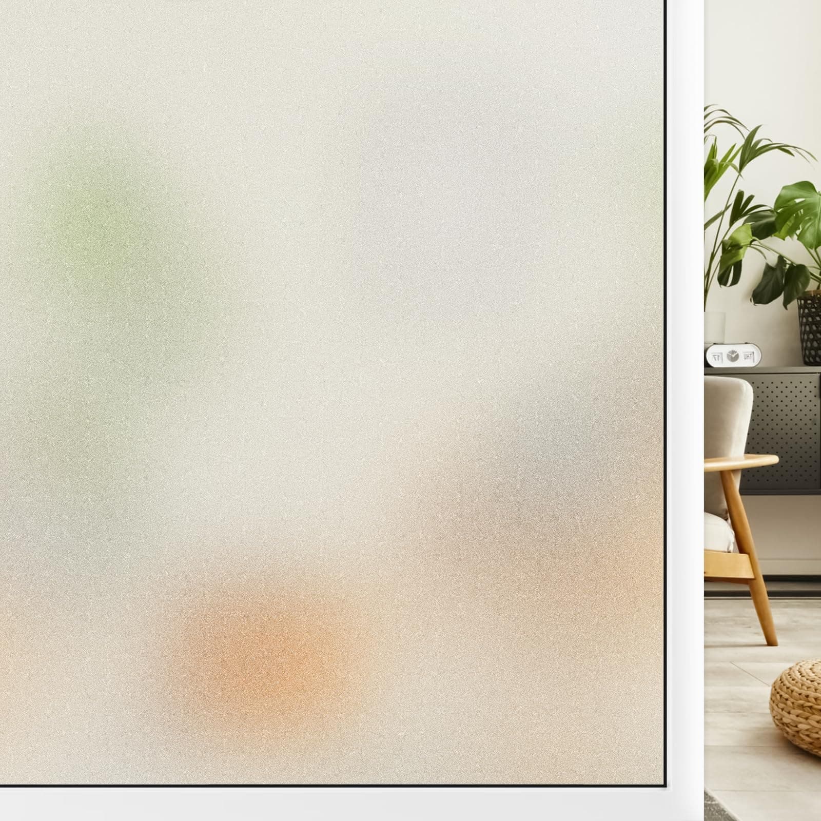 DIFIT Vinilos para Cristales, Esmerilado Vinilo Ventana Privacidad, Electrostático, Reutilizable, Anti-UV, Ideal para Hogar, Dormitorio, Cocina y Oficina, 60x200 cm