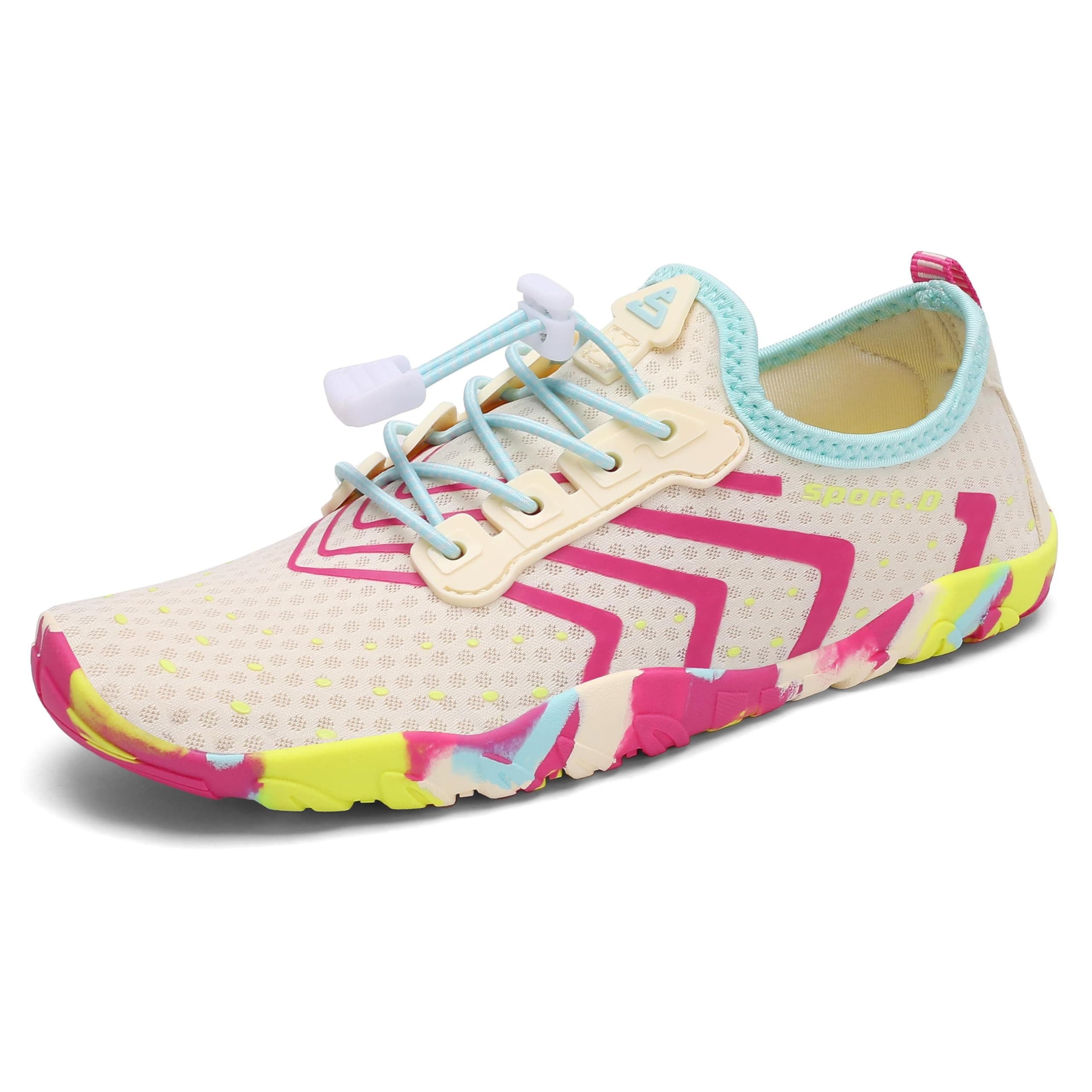 SAGUARO Badeschuhe für Herren Damen - 7/9 Drainagelöcher Schnelltrocknende rutschfest, Gr 35-48