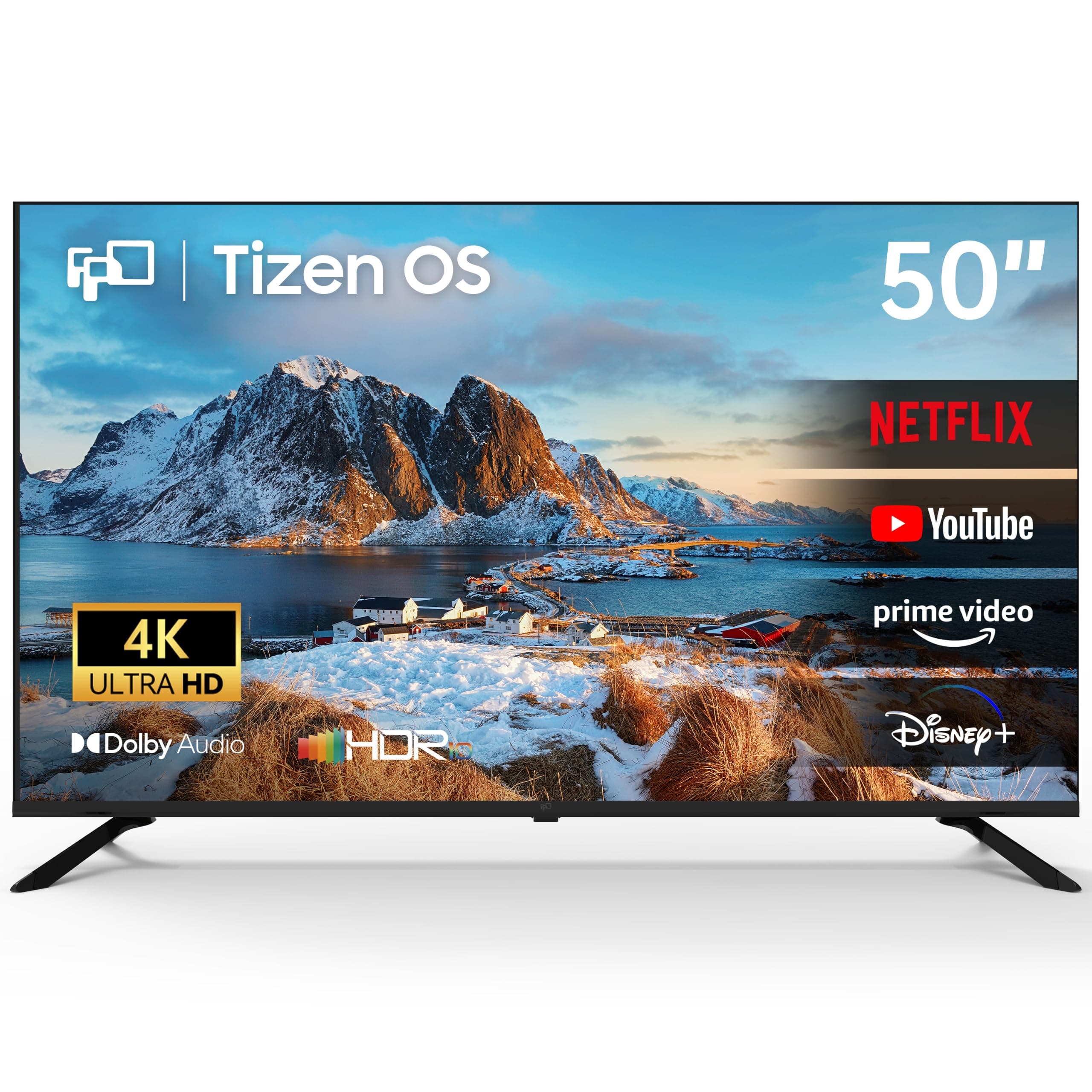 FPD Smart TV 50 Pulgadas (127 cm), 4K Tizen TV Compatible with Samsung TV Plus, Airplay & Miracast, HDR 10, Dolby Audio, Gaming Hub, HDMI 2.1, UHD Televisión (AT50, 2026)