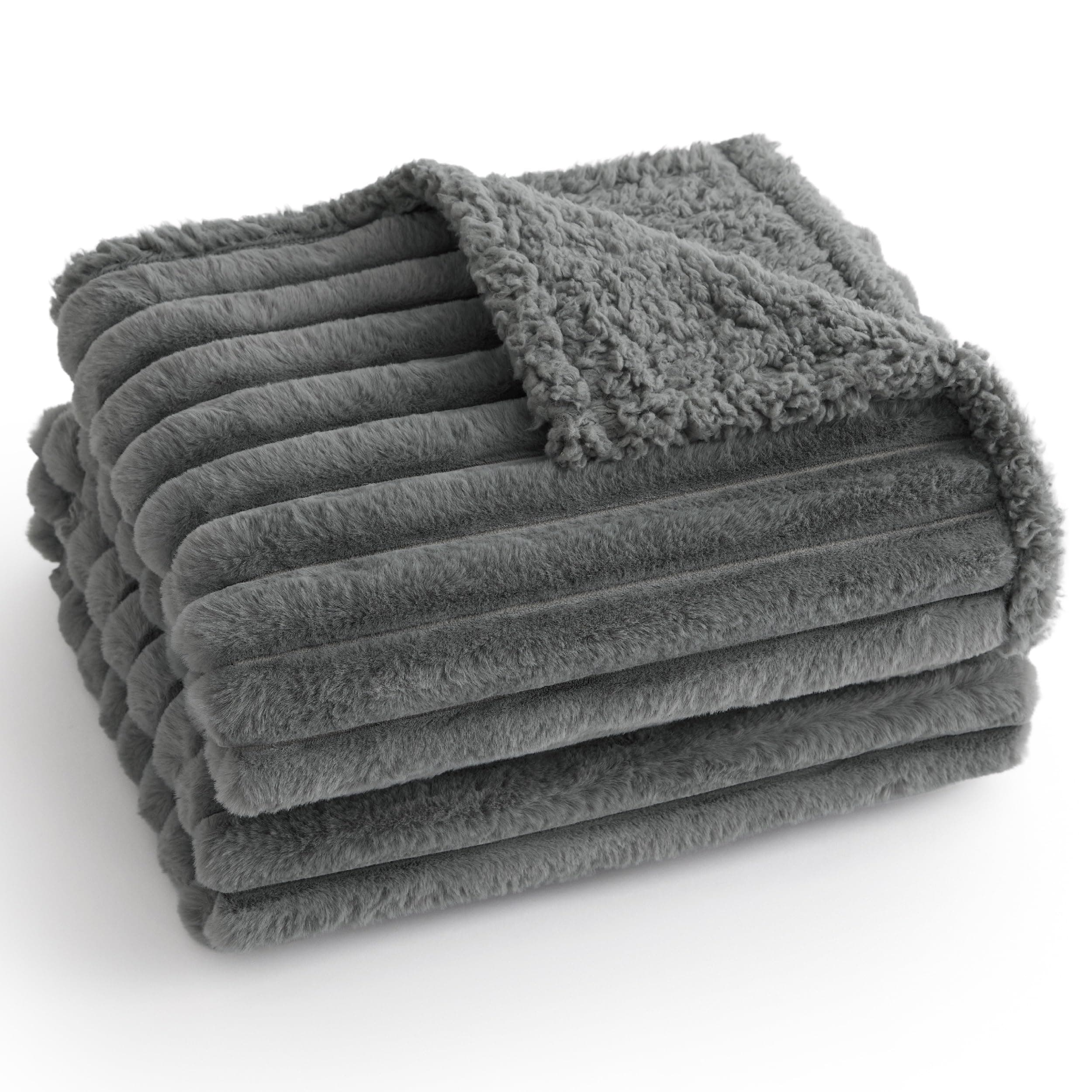 BEDSURE wasserdichte Hundedecke - 76 * 102 cm Hundedecke waschbar für mittelgroße Hunde, Haustier Decke flauschig und weich, Schutzdecke Hundesofa, Decke für Hunde, Grau