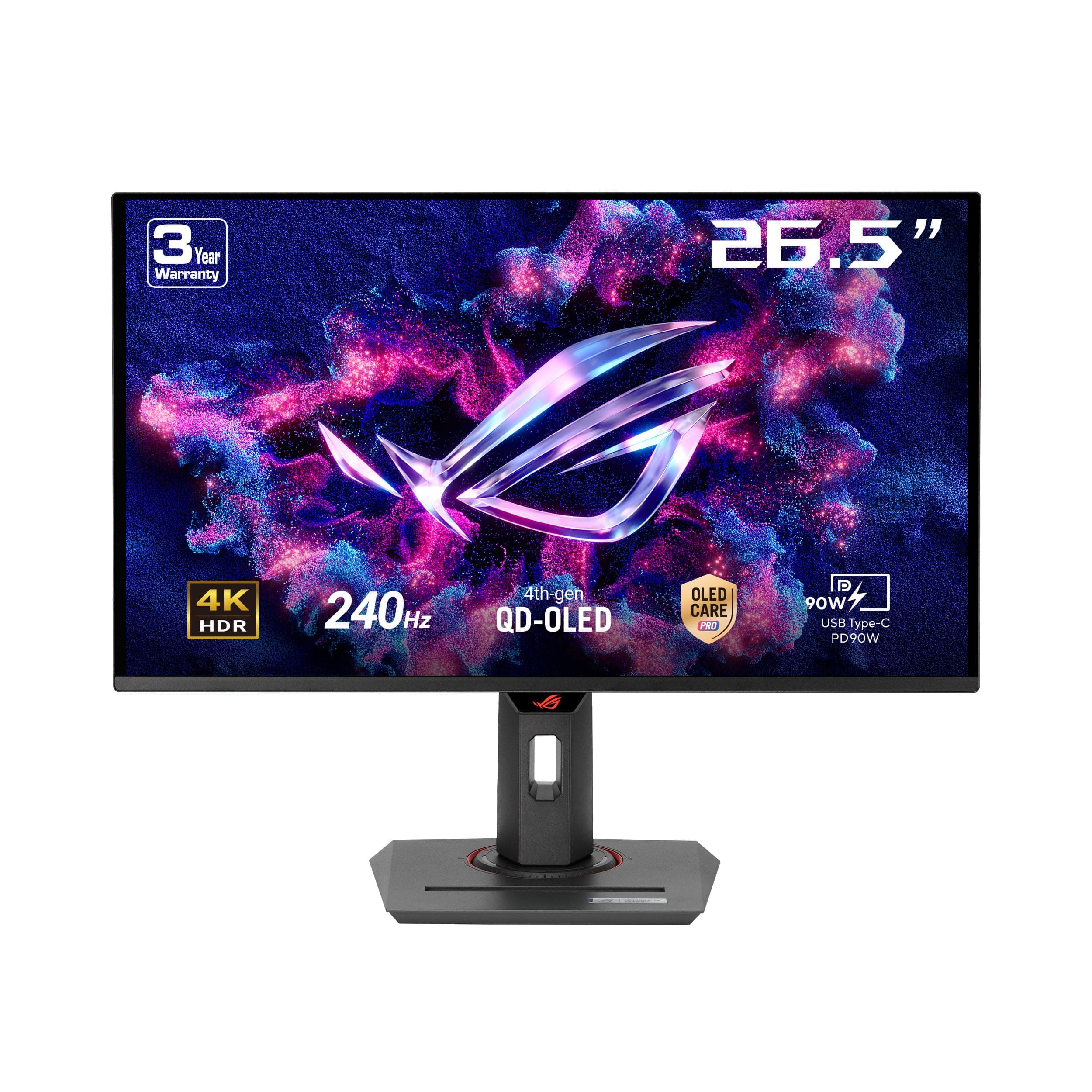 ASUS ROG Strix XG27UCDMG : 27" 4K QD-OLED 240Hz, 0.03ms, G-Sync, HDR 400 True Black, 99% DCI-P3, OLED Care Pro, Neo Sensor.