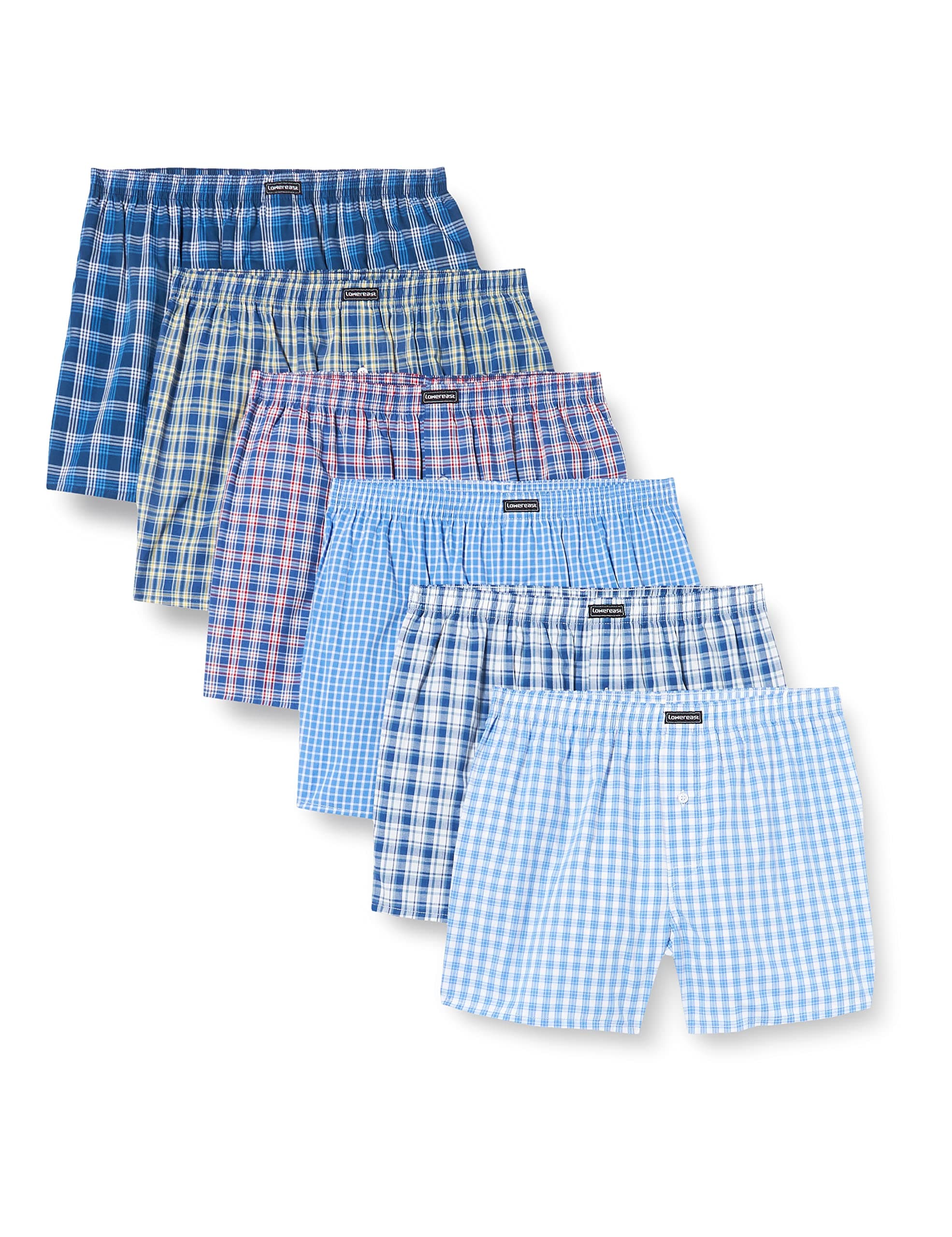 Lower East Men's Boxershorts American 6er Pack | 10er Pack