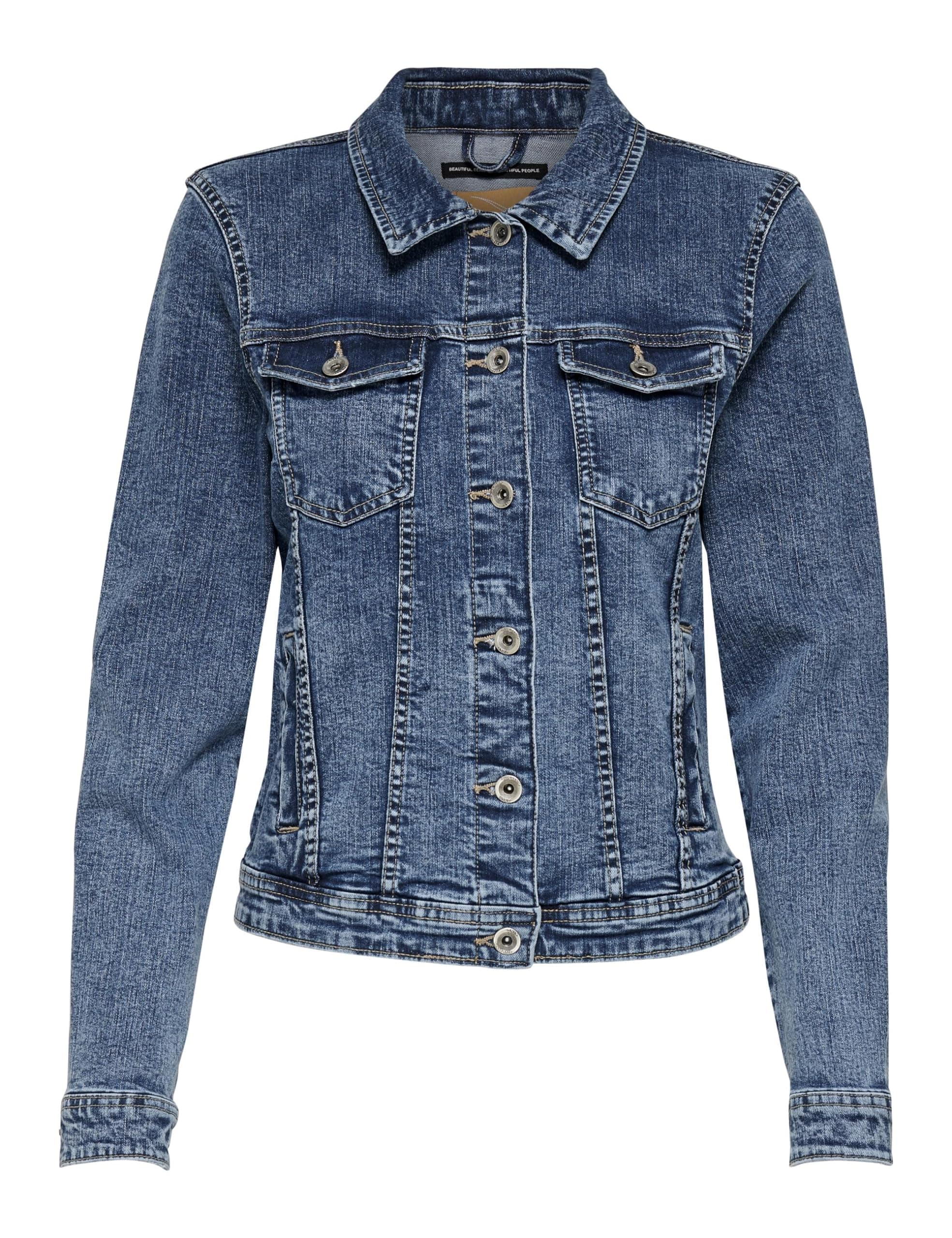 ONLY Damen Onltia Dnm Jacket Col Pimbox Noos Jacke (1er Pack)