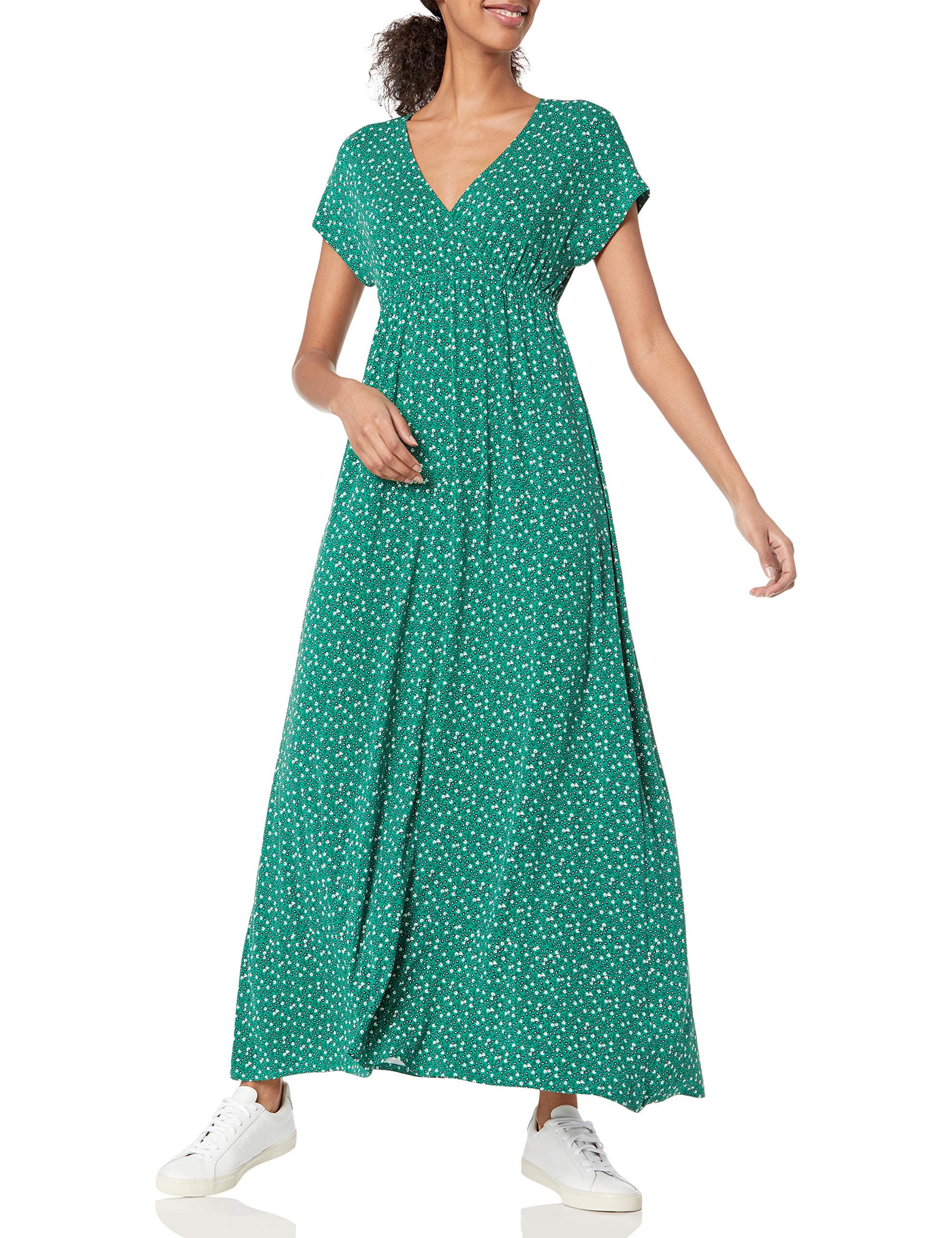 Amazon Essentials Maxi Abito con Vita Stretta (Disponibile in Taglie Forti) Donna