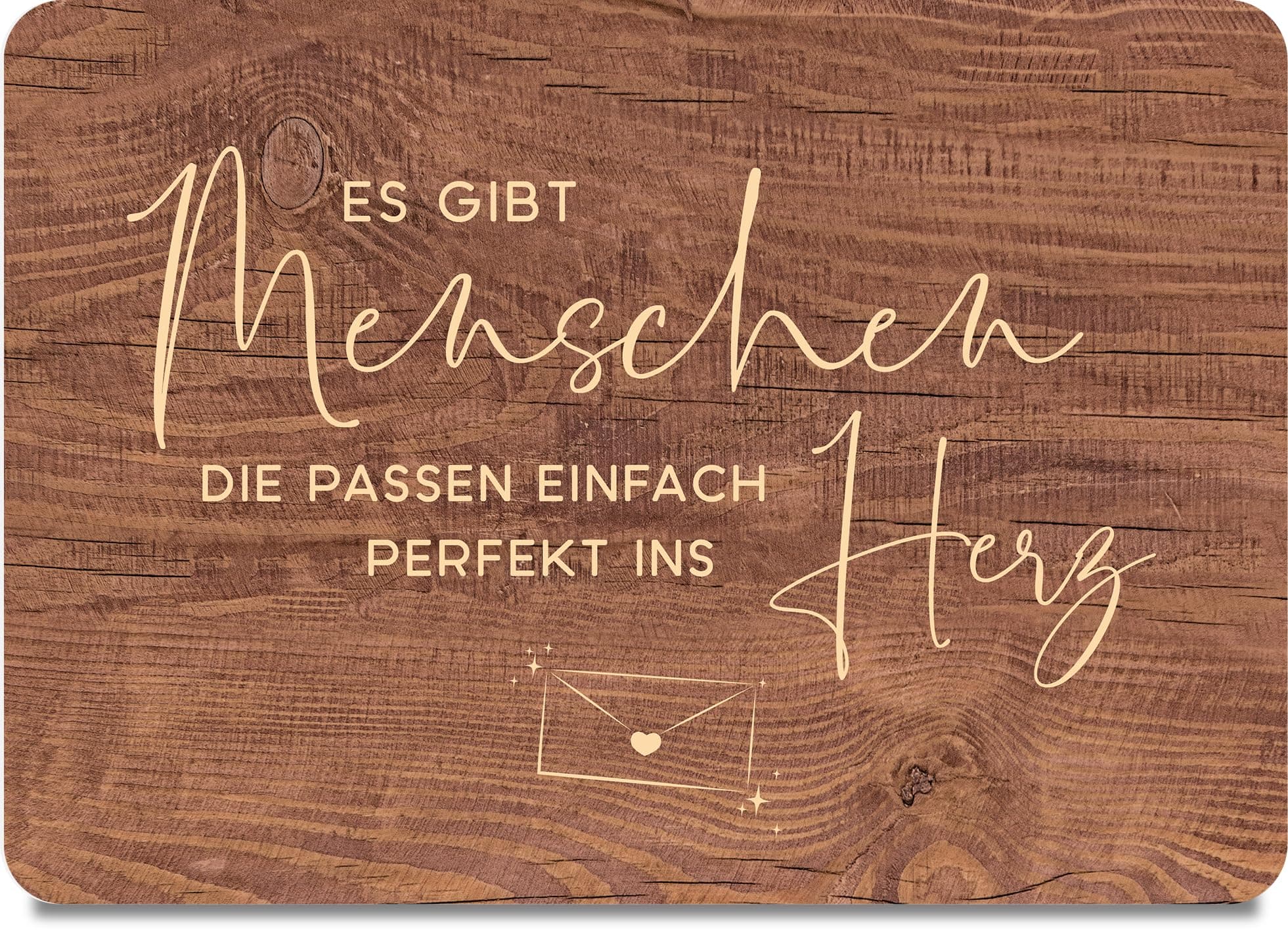 Herzensmensch Karte Perfekt ins Herz Holzkarte - Geburtstagskarte - Herzensmensch Geschenk, Herzensmensch, Mein Kleiner Großer Herzensmensch, Herzensmensch Kerze, Kerze Herzensmensch, Lieblingsmensch