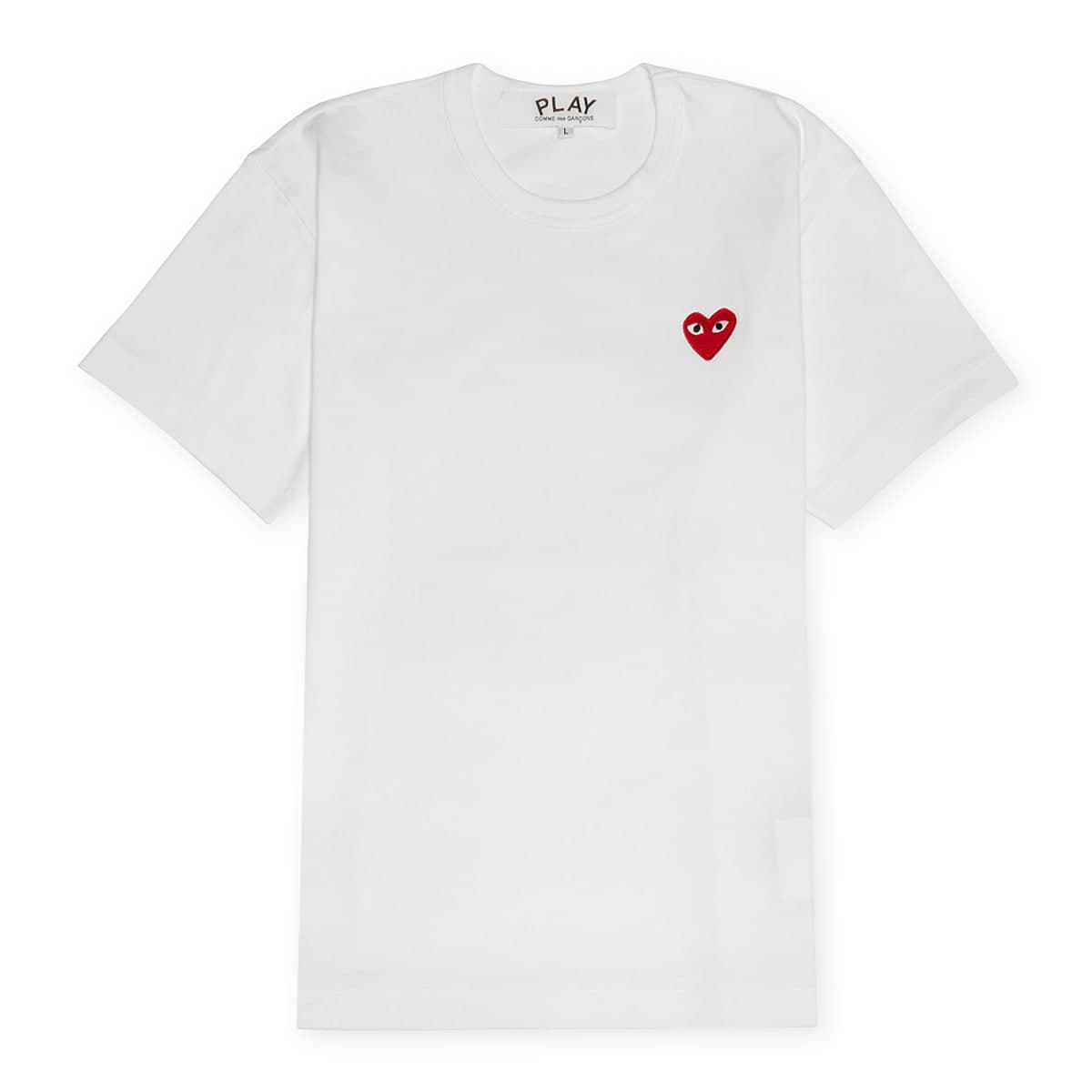 Small Red Heart T-Shirt White