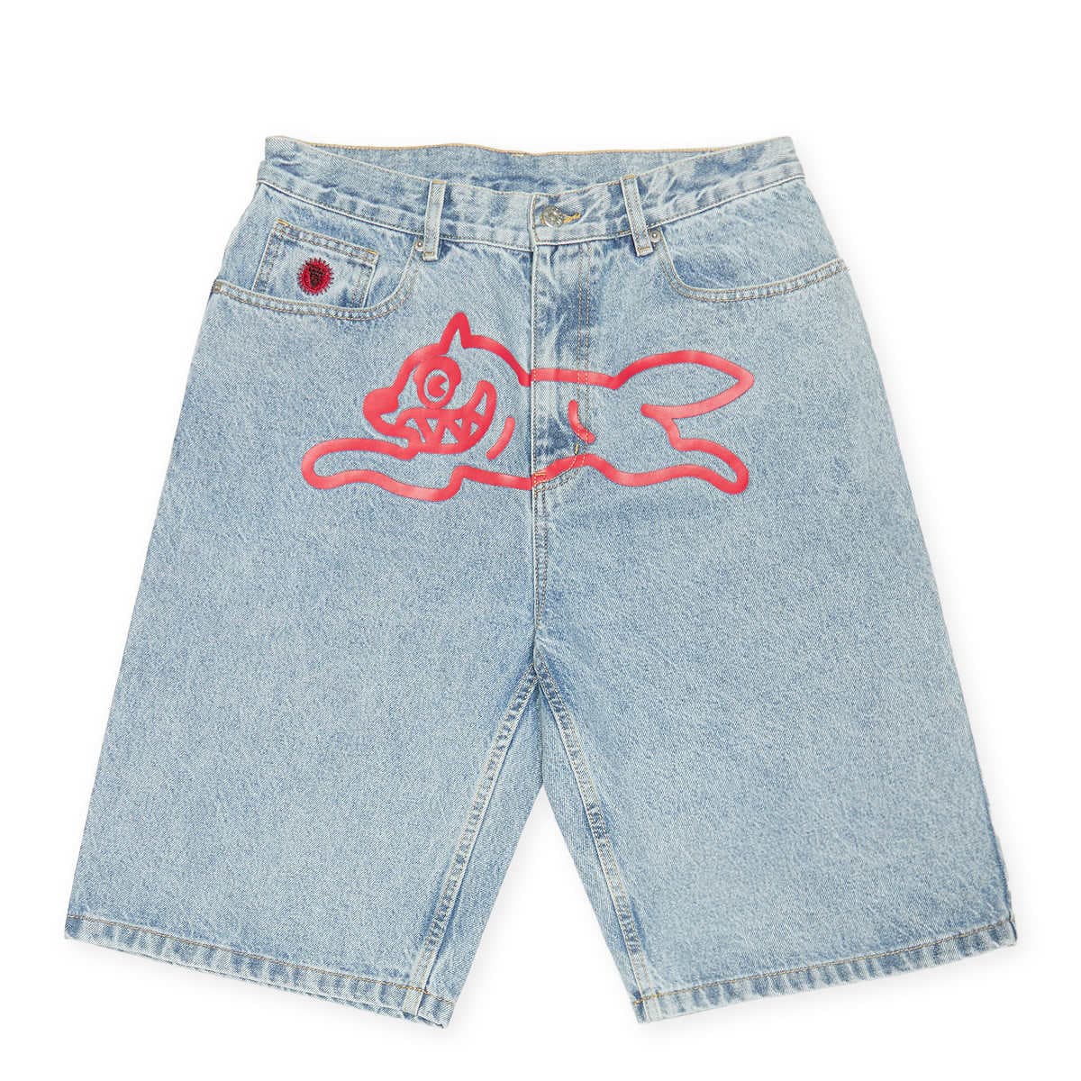 Running Dog Denim Shorts