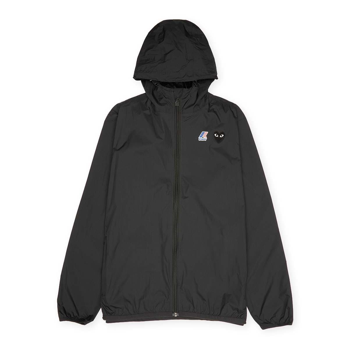 K-Way Full Zip Jacket Black Emblem