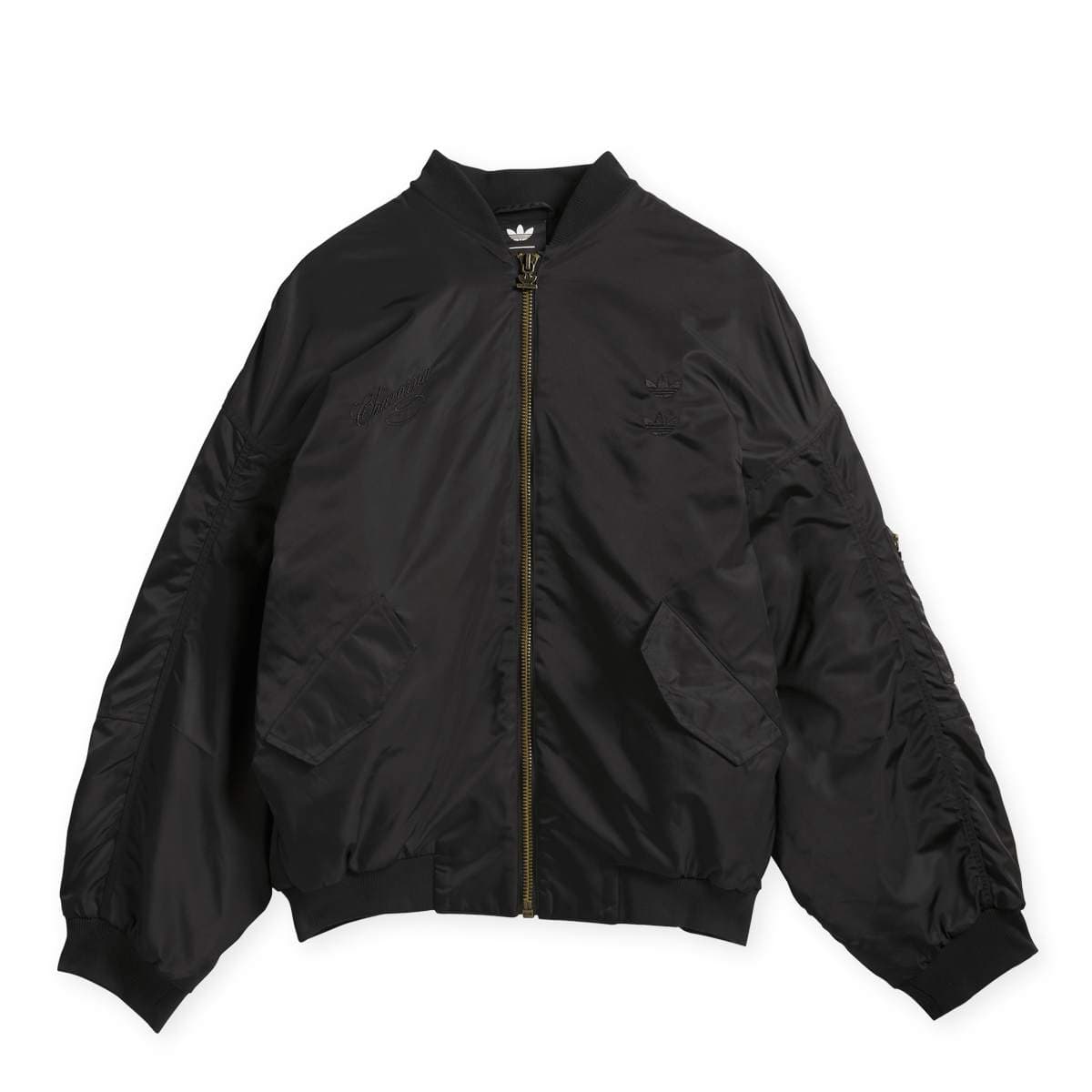 x Willy Chavarria Satin Bomber Jacket