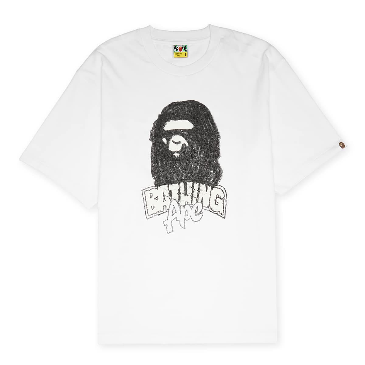 Hand Drawn Ape Head Relaxed Fit Tee M