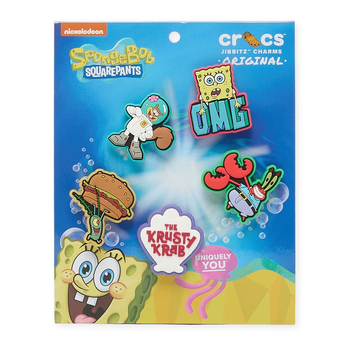 Spongebob 5pc Pack Jibbitz